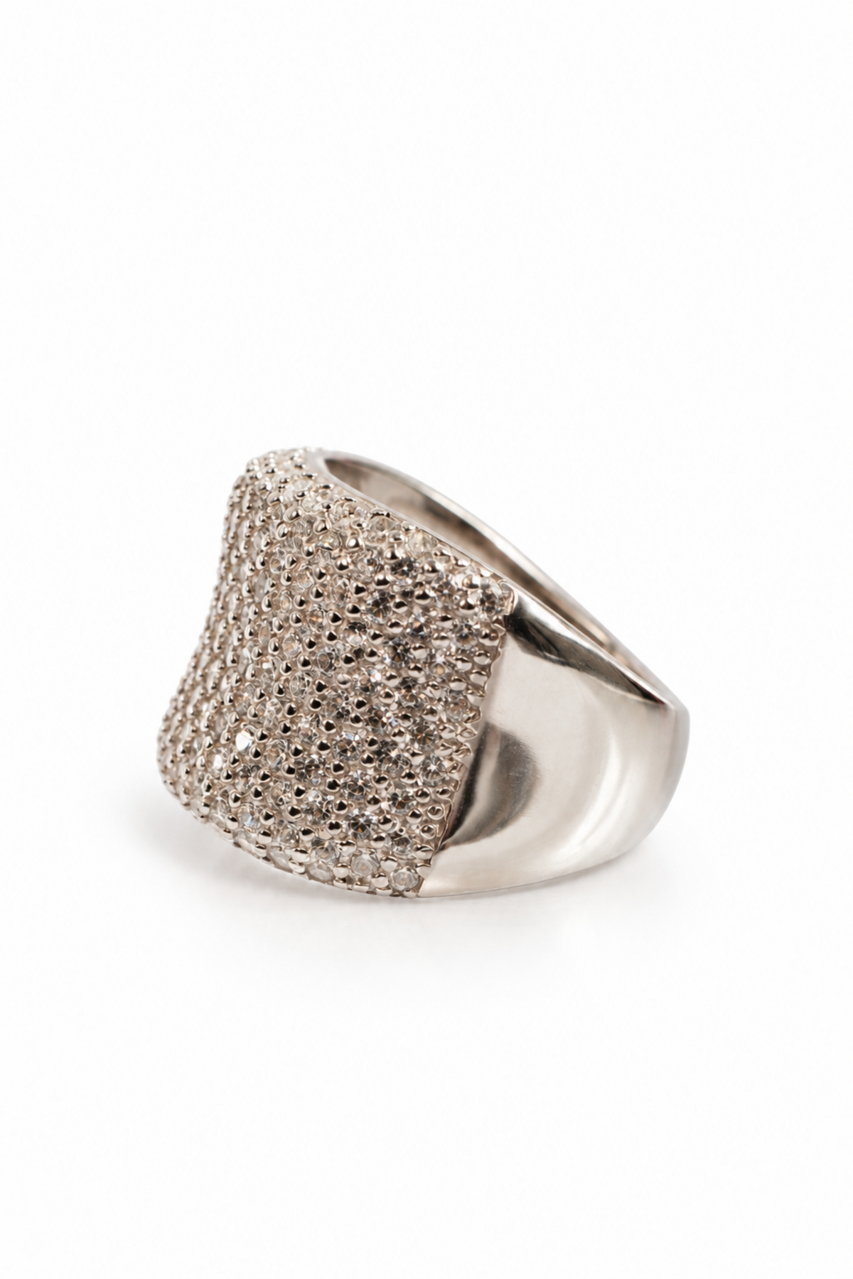 Celeste .925 Sterling Silver Wide-Band Ring