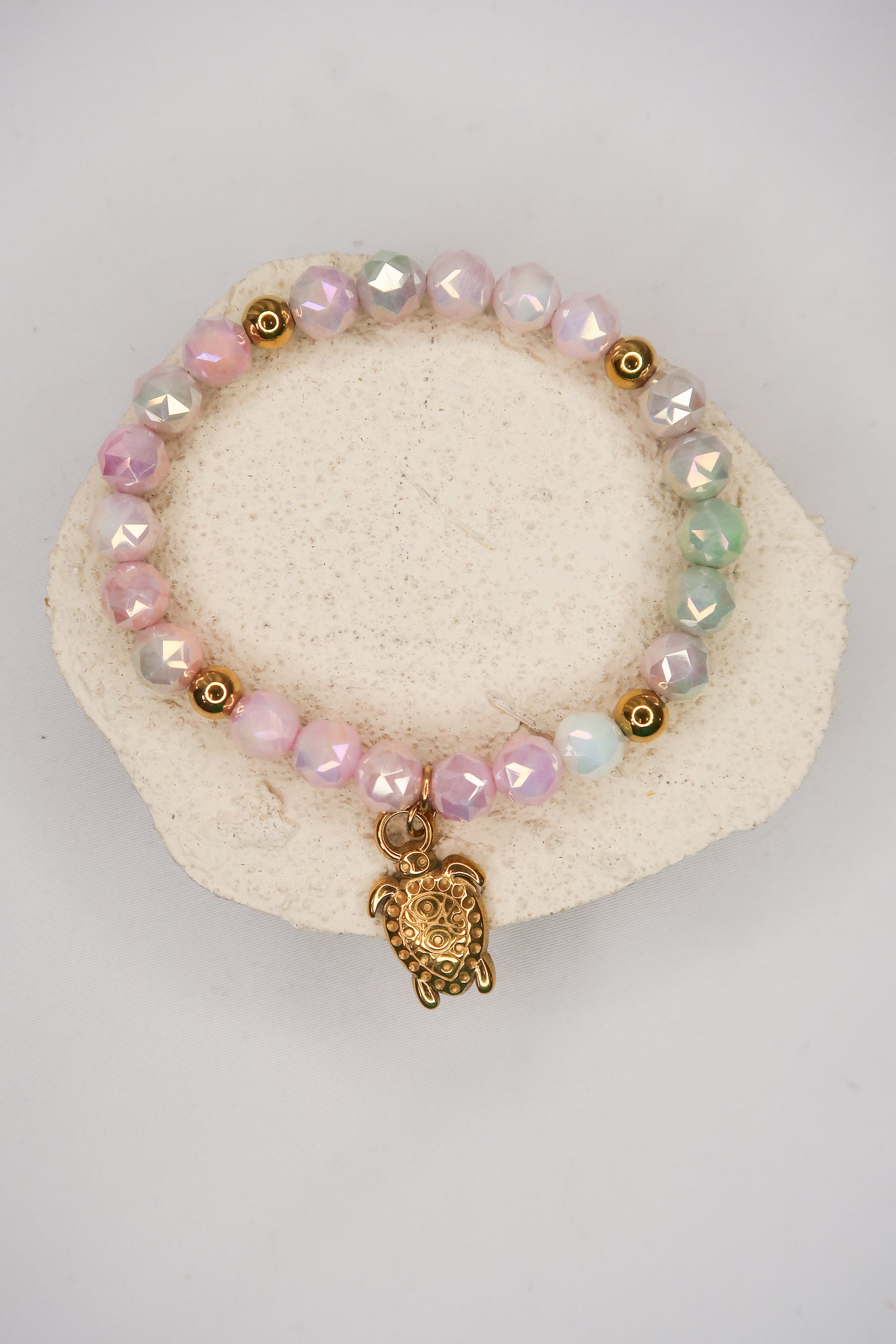 Emerald Coast Swarovski Natural Cut Stone 6 Piece Stack