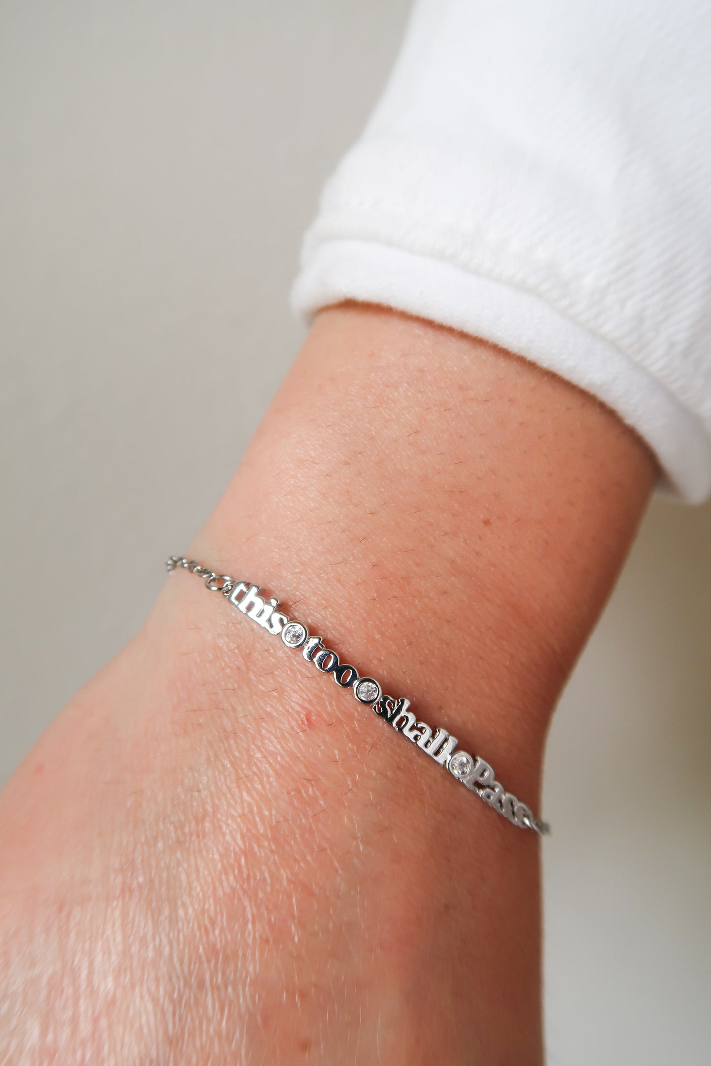 This Too Shall Pass 316L Stainless Steel Bracelet/Anklet
