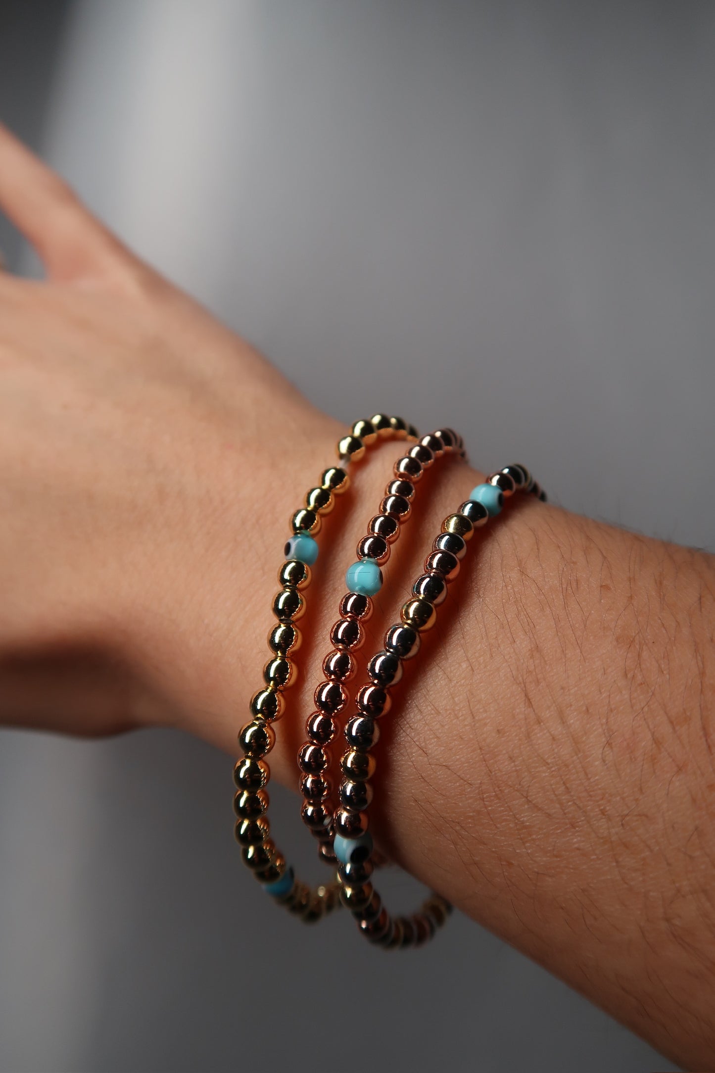 Three Wishes Beaded Bracelet Stack