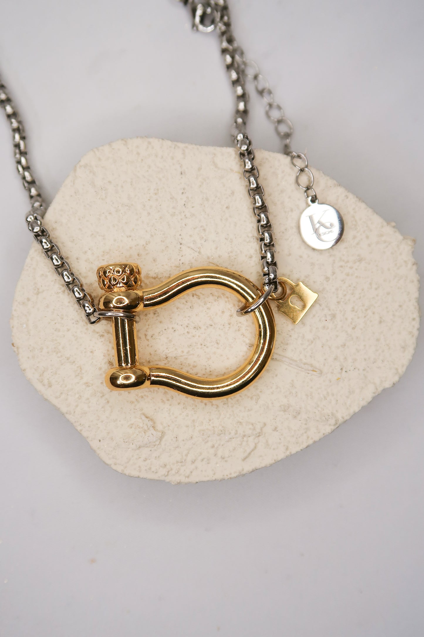 Edgy2.0 316L Stainless Steel Pendant 4 Piece Necklace Layering Set