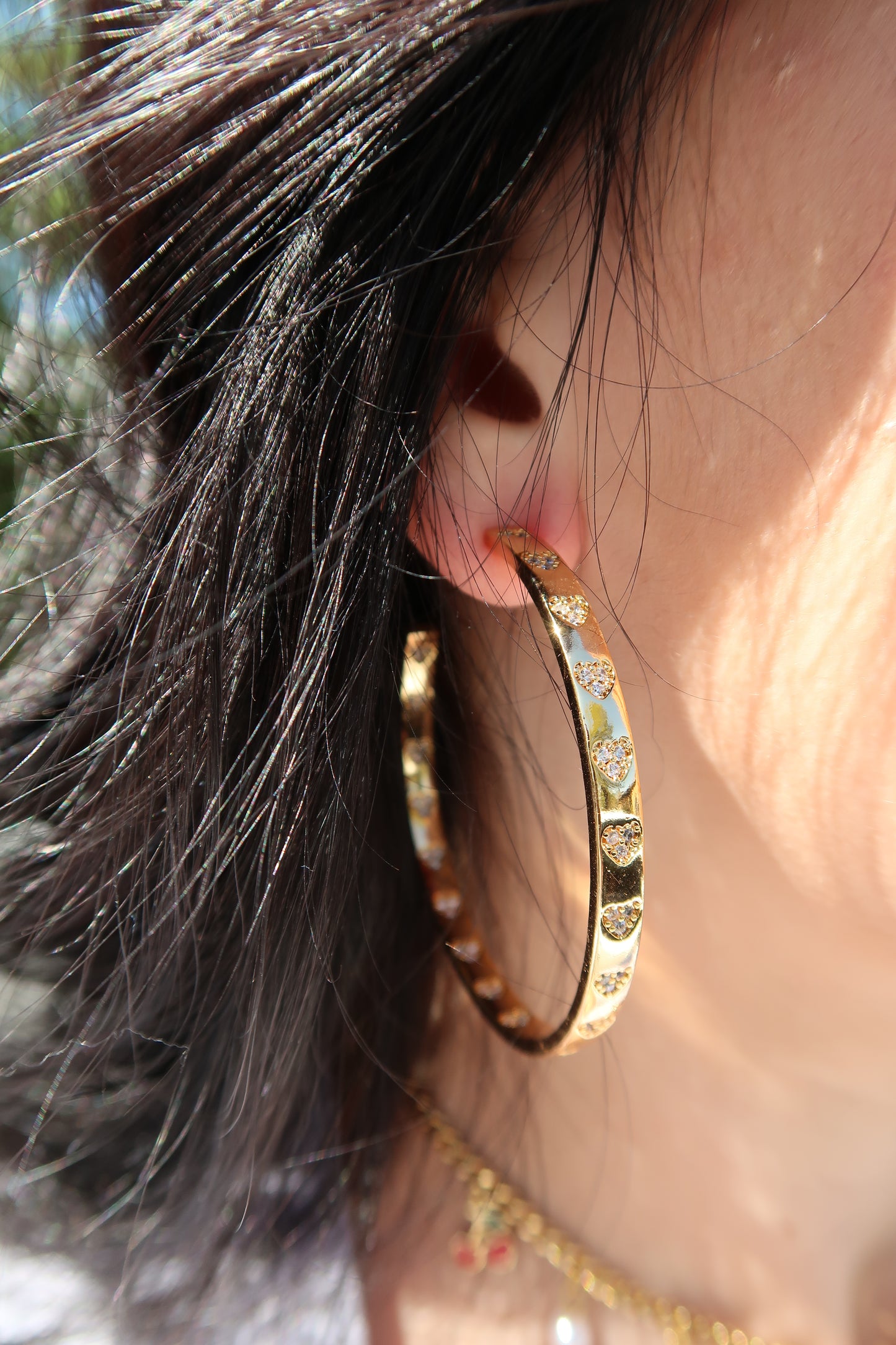 Atta Girl 316L Stainless Steel Heart Earrings