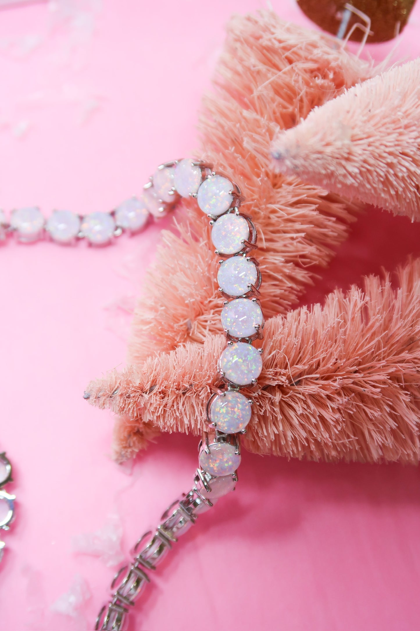 She's Got The Glow Opal Tennis Necklace- pre order