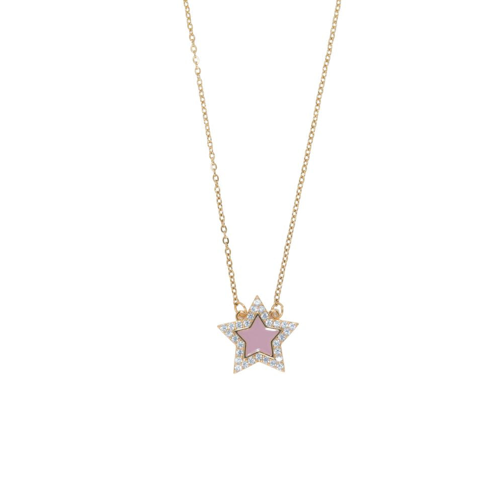 316L Stainless Steel Glow Getter Crystal Necklace