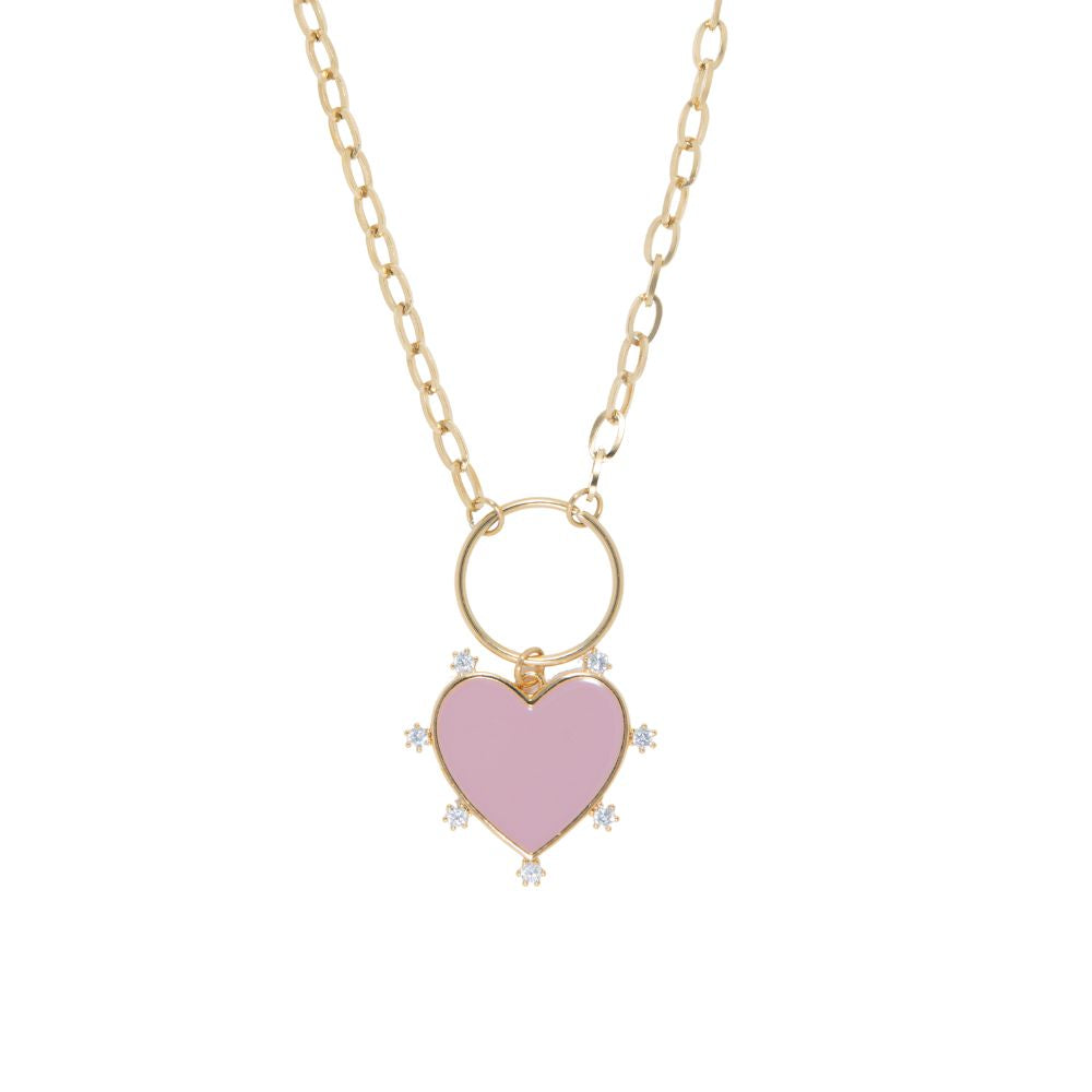 316L Stainless Steel Glow Getter Crystal Necklace