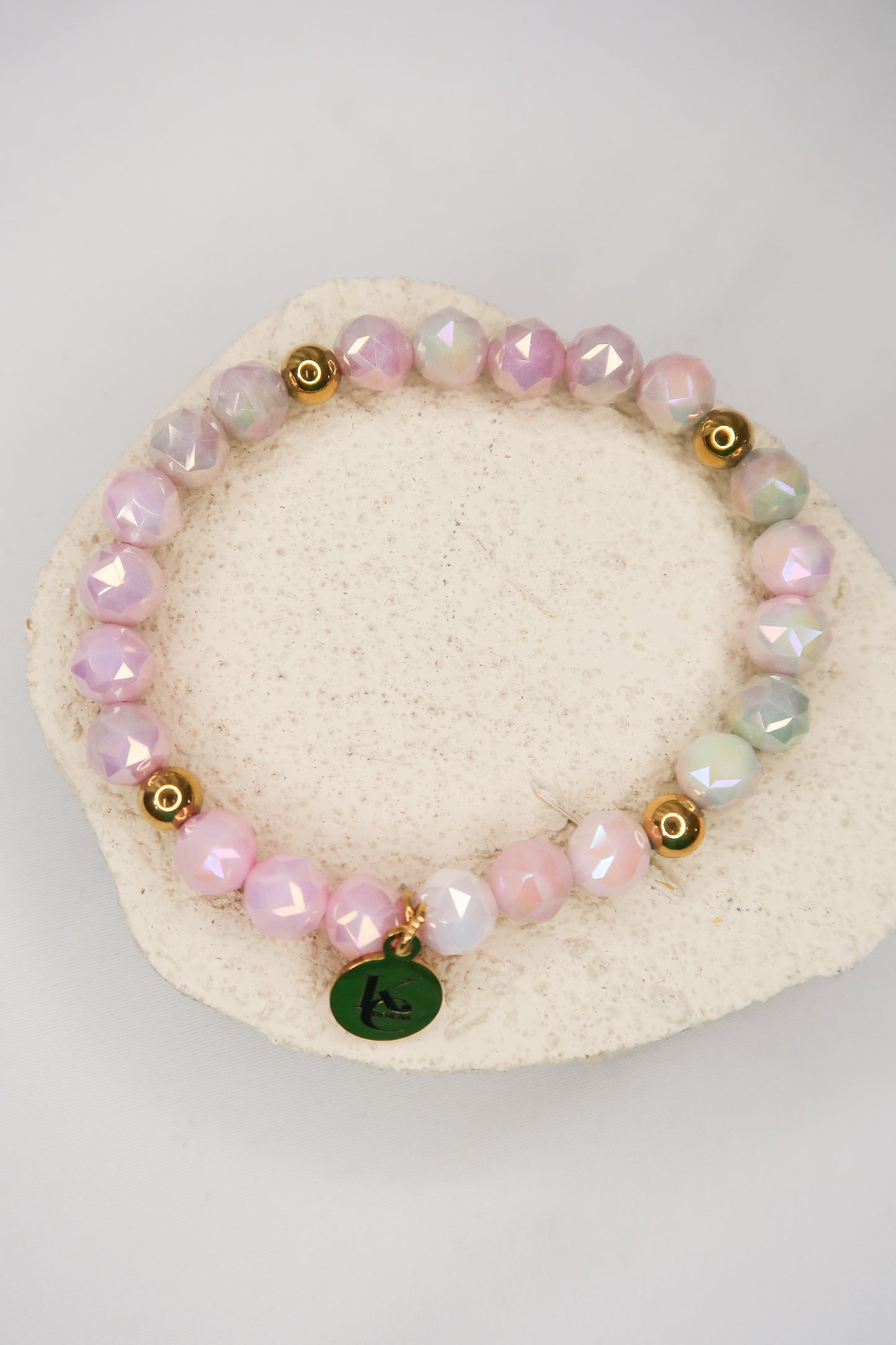 Emerald Coast Swarovski Natural Cut Stone 6 Piece Stack