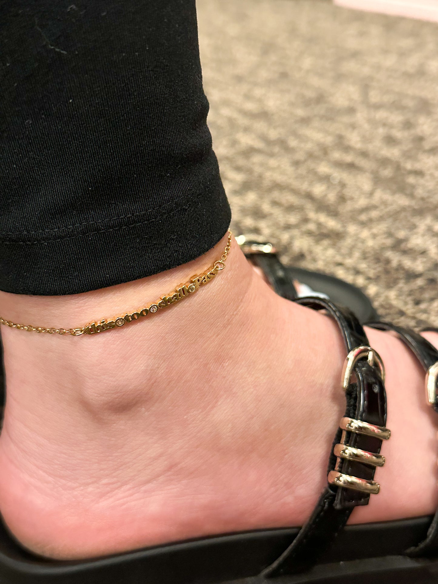 This Too Shall Pass 316L Stainless Steel Bracelet/Anklet