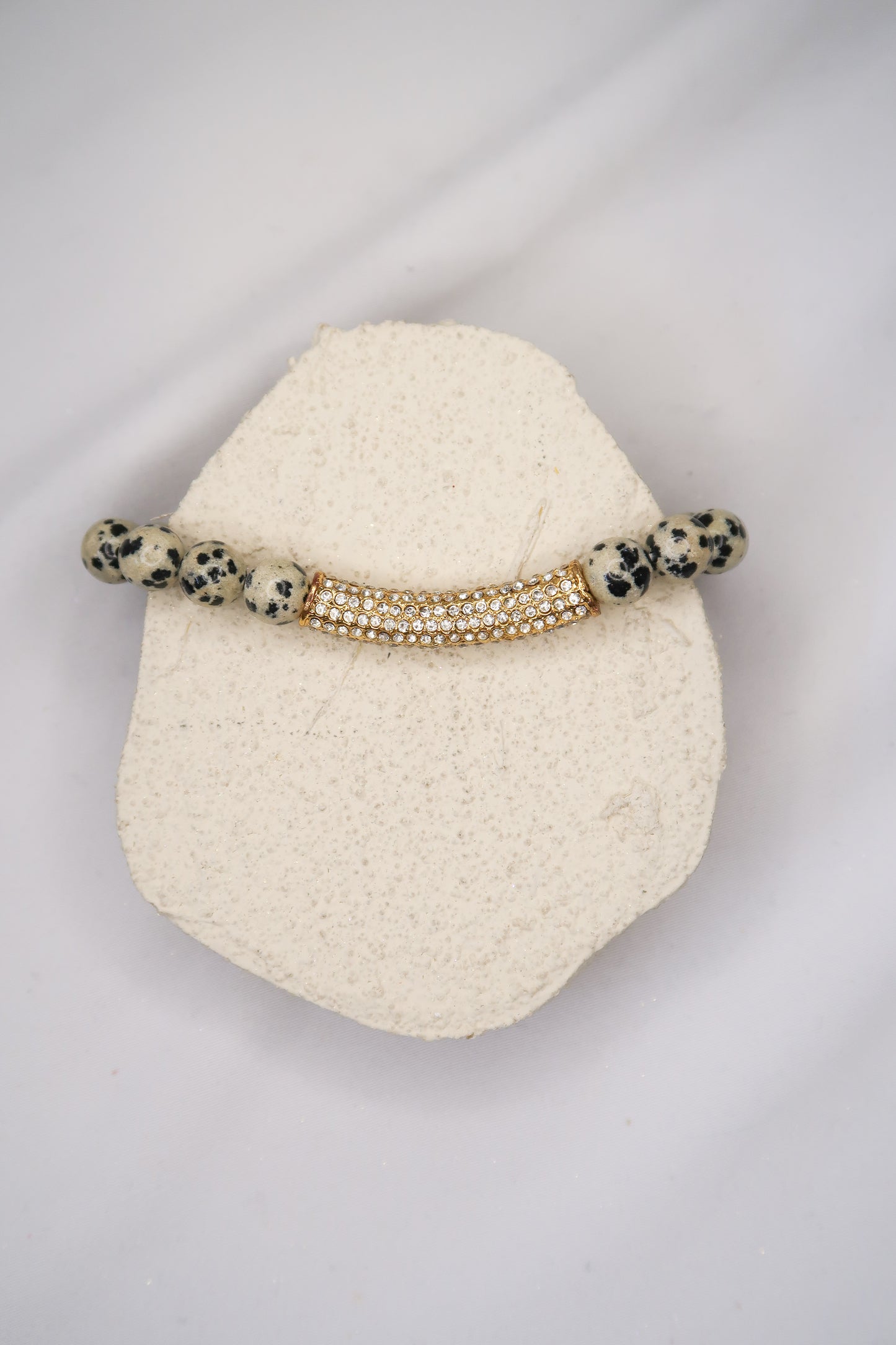 5 Piece Onyx Natural Stone Bracelet Stack
