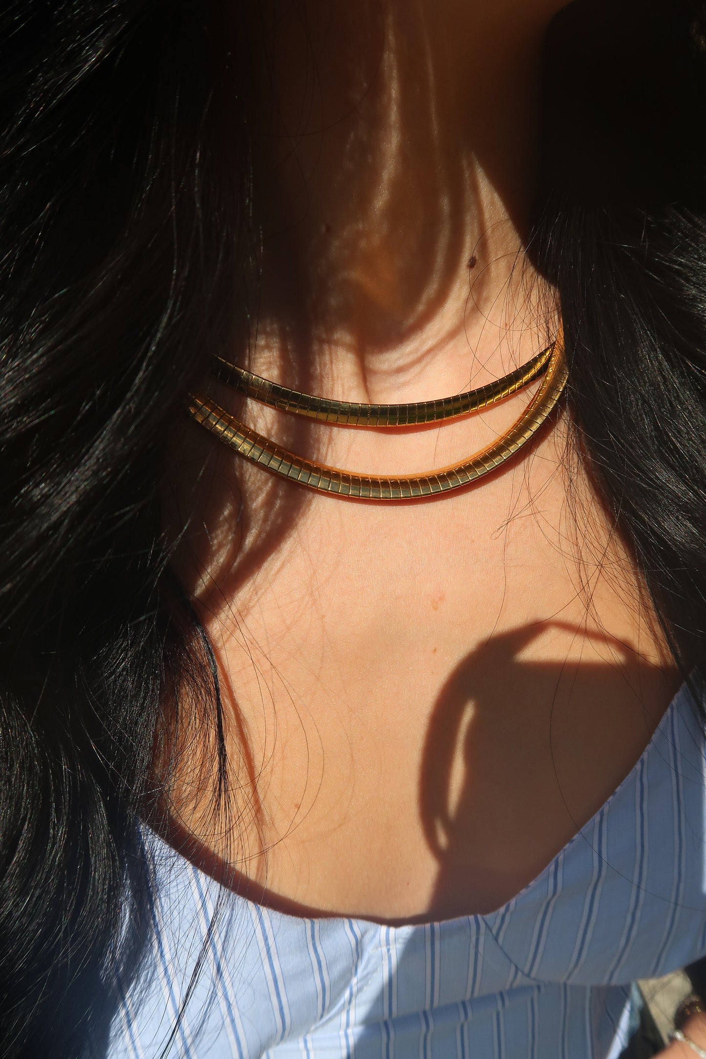 Bellissima Omega 316L Stainless Steel Necklace
