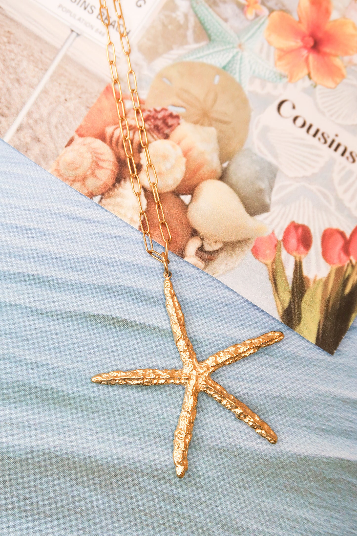 Team Belly Starfish 316L Stainless Steel Necklace