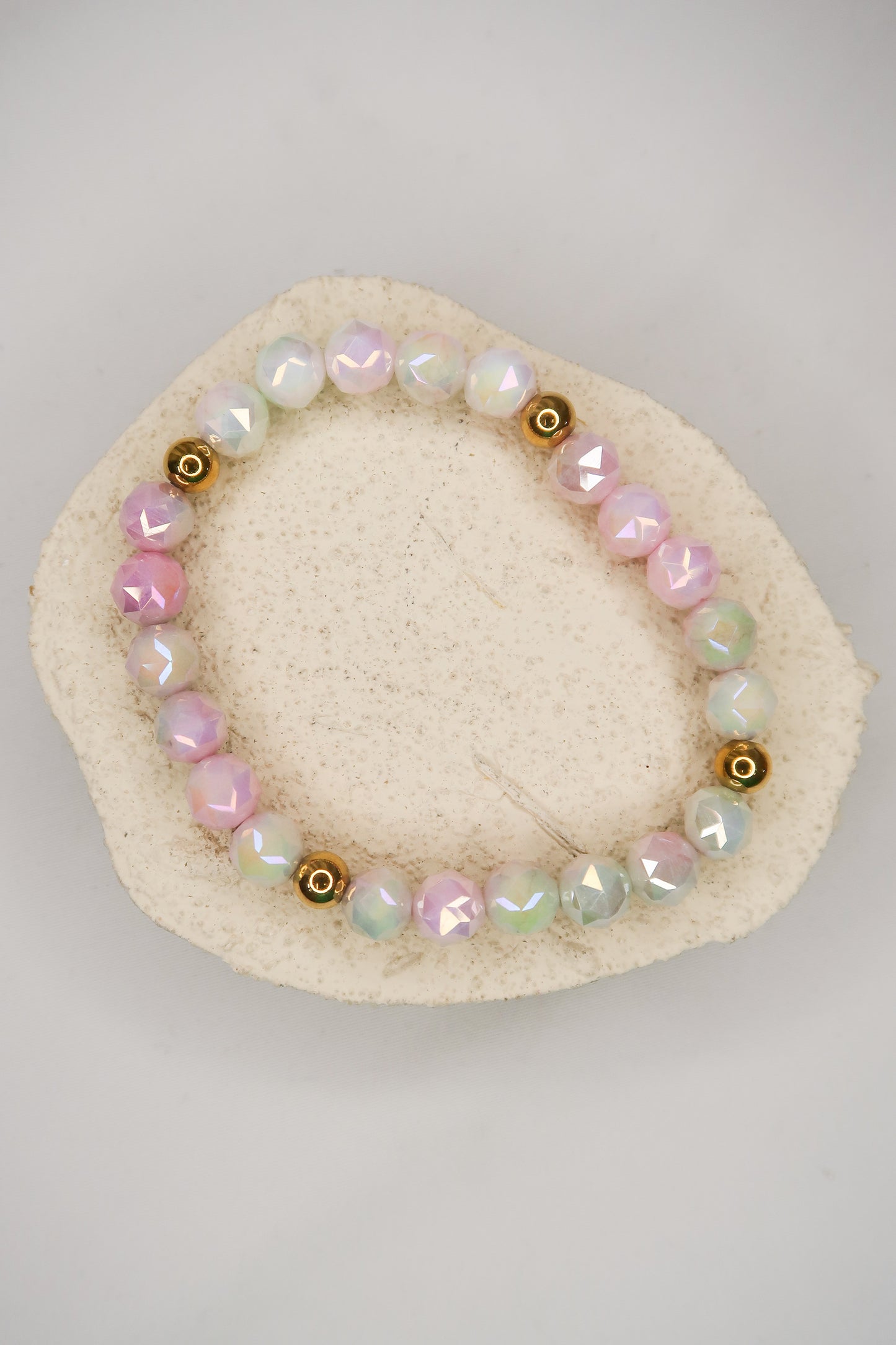 Emerald Coast Swarovski Natural Cut Stone 6 Piece Stack