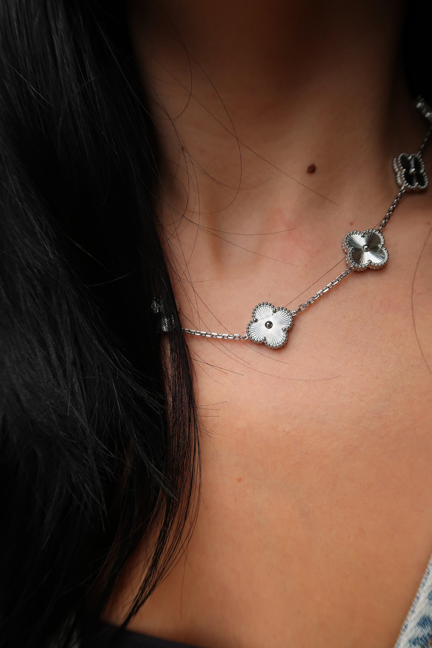 Elise Flower 316L Stainless Steel Necklace