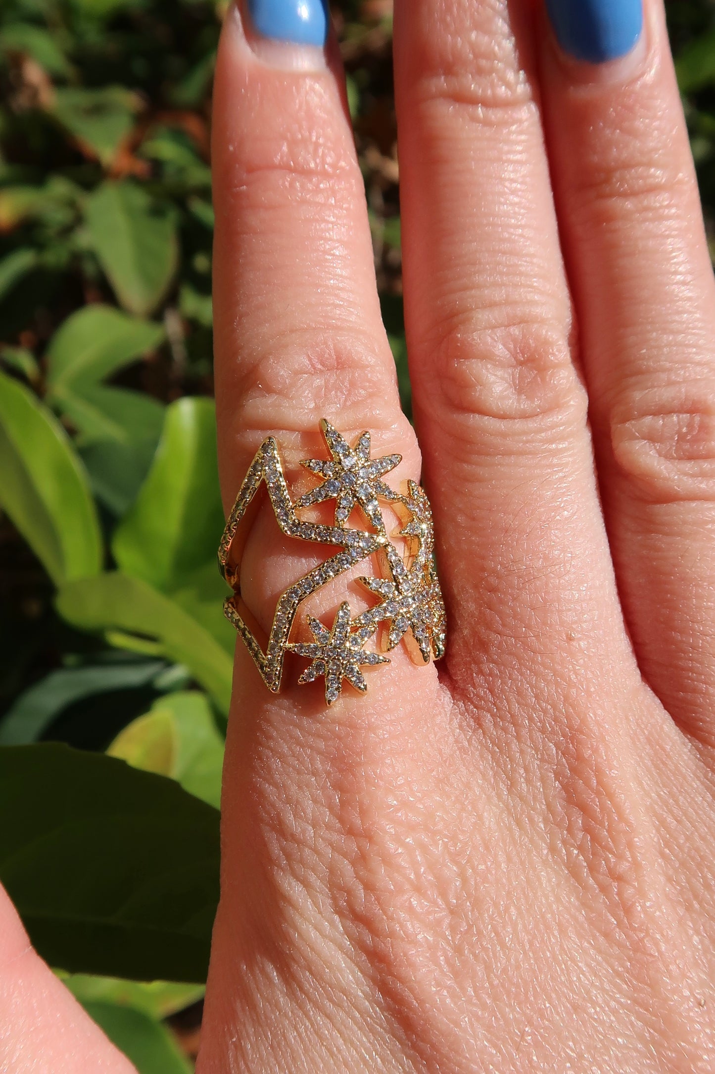 Aurora Star Gold Ring