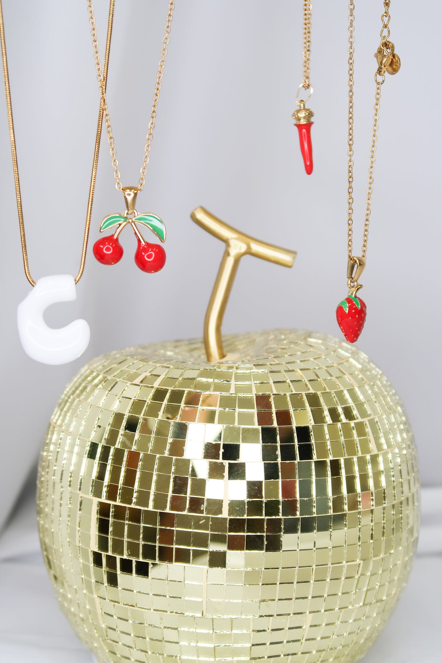 Sweet on Bleecker 316L Stainless Steel Strawberry Necklace