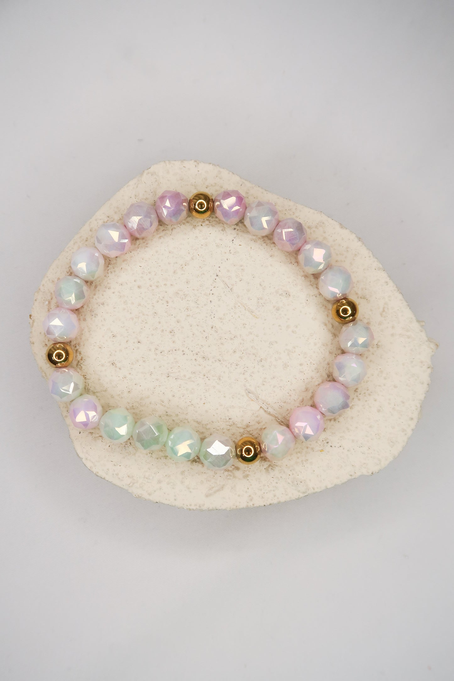 Emerald Coast Swarovski Natural Cut Stone 6 Piece Stack