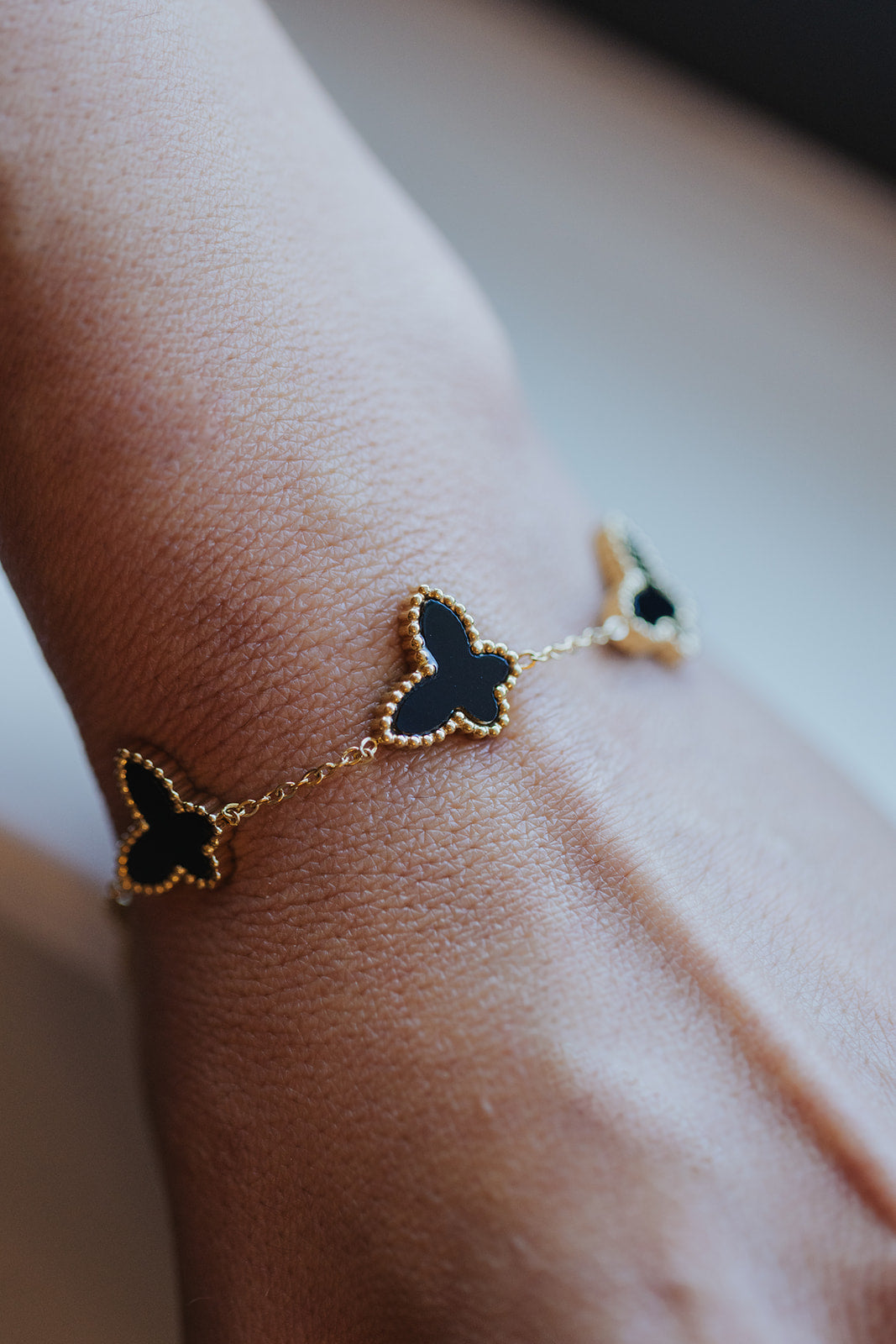 Free Spirit Butterfly 316L Stainless Steel Necklace Bracelet Earring Trio