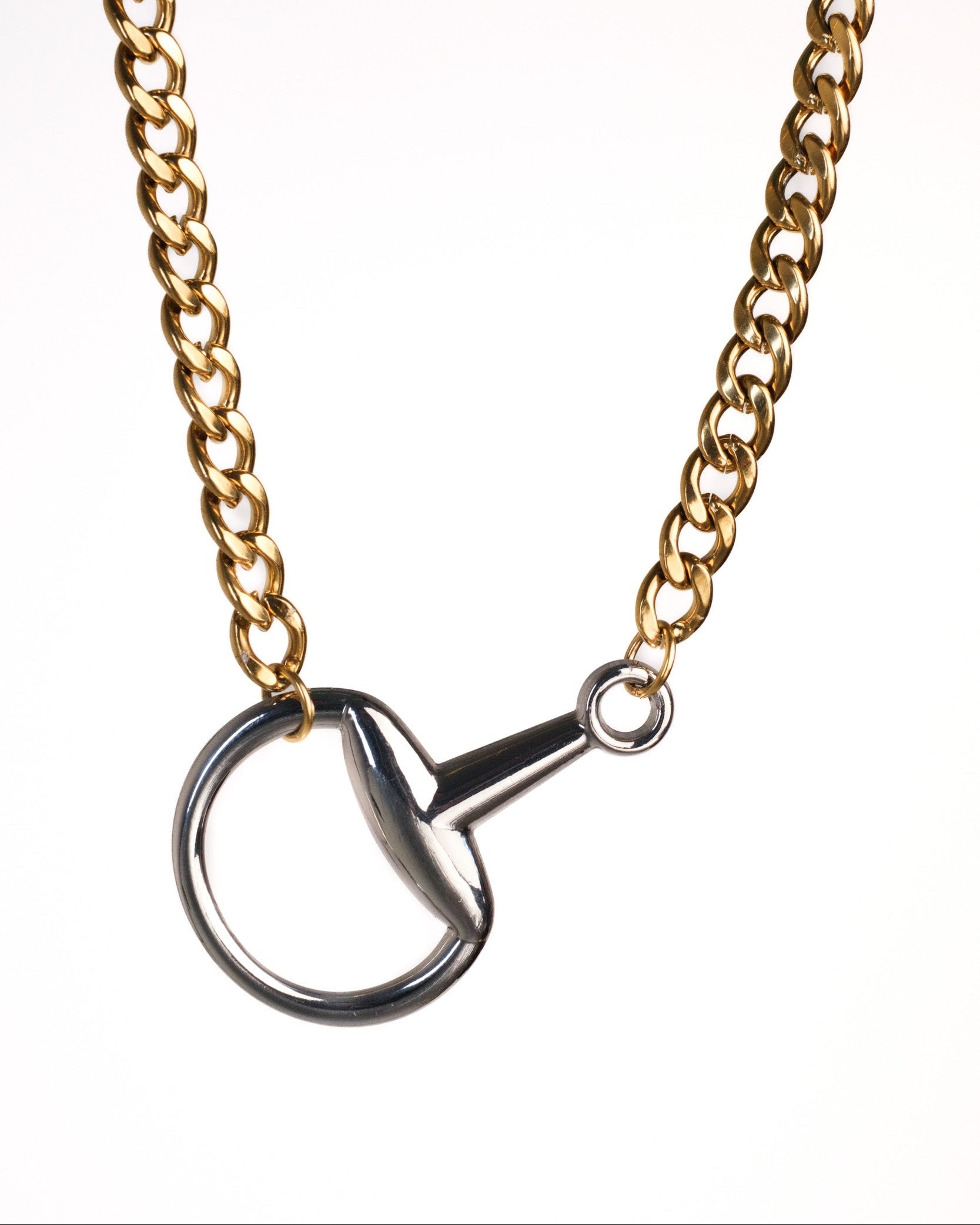 In Control Horse Bit 316L Stainless Steel Necklace – KC Chic Designs