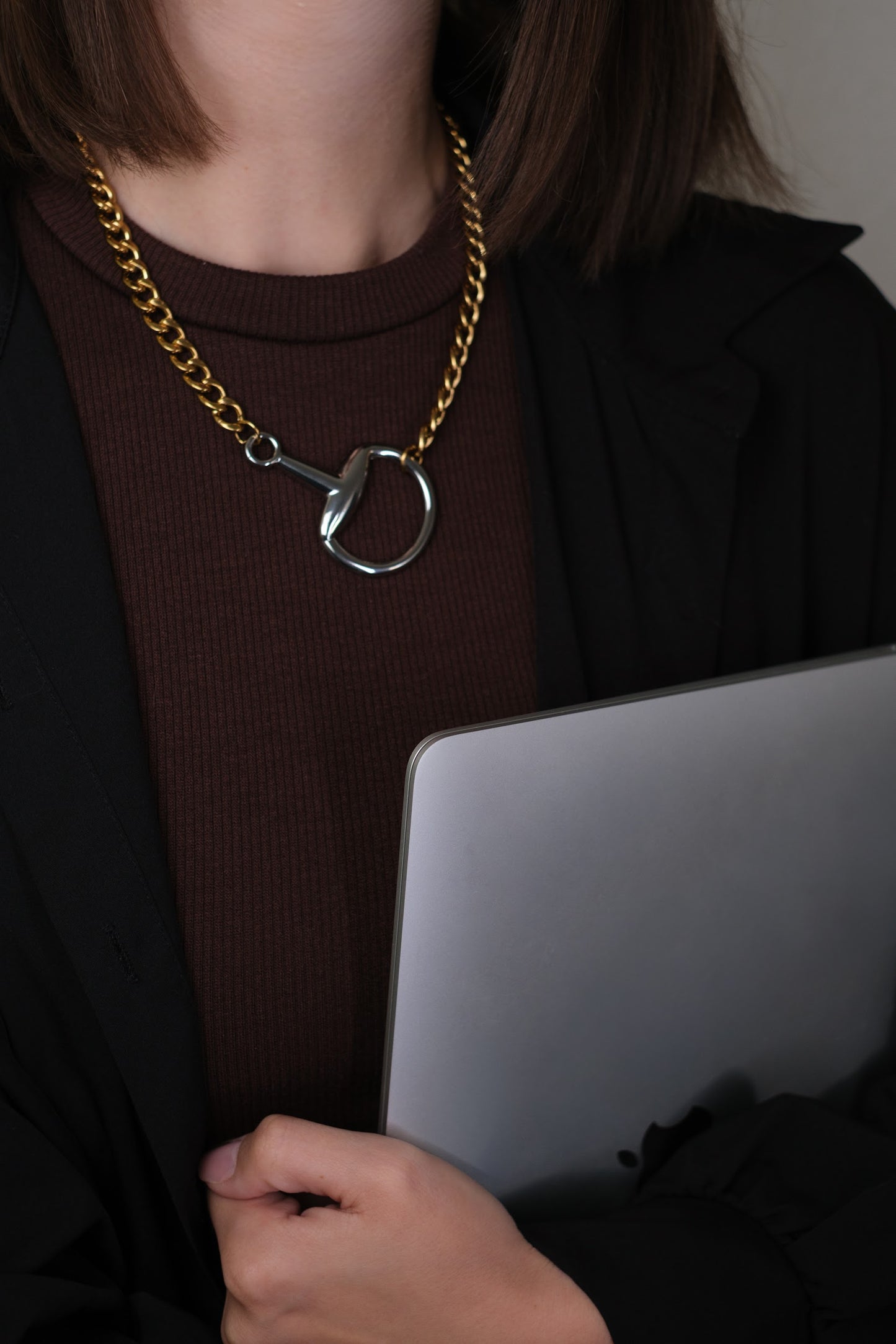 In Control Horse Bit 316L Stainless Steel Necklace