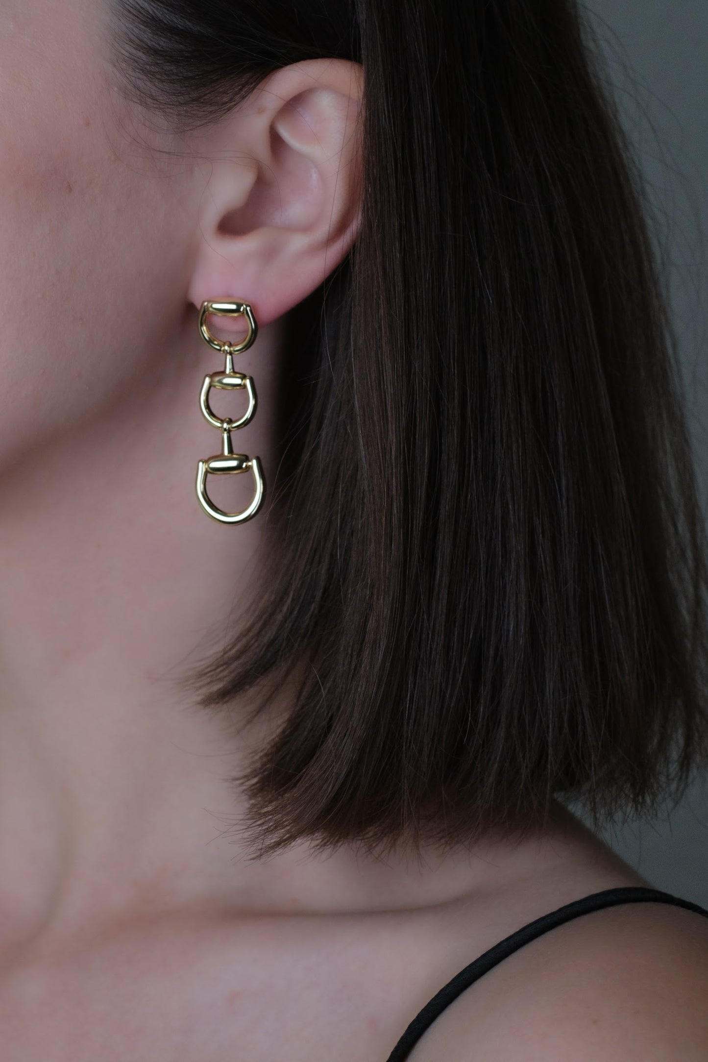 Lucky Horse Bit Earrings 316L Stainless Steel Earrings