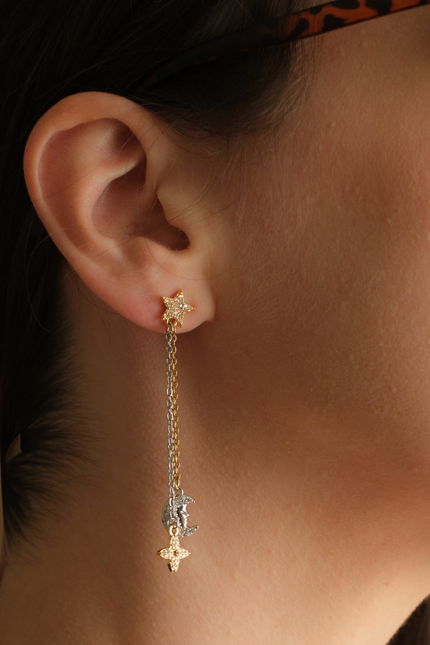 Confetti Drop 316L Stainless Steel Earrings