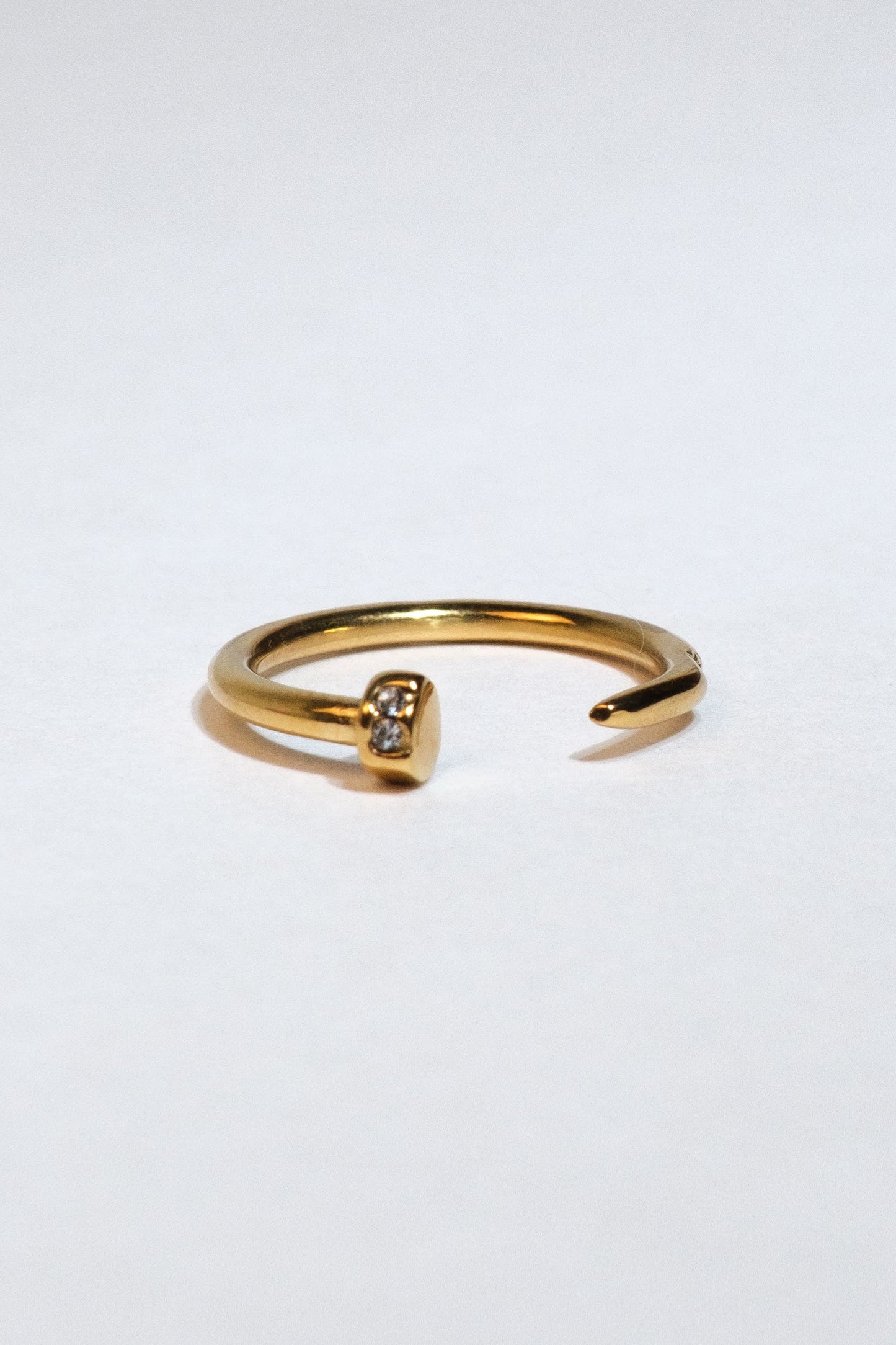 5 Golden 316L Stainless Steel Adjustable Rings *Comes With Luxe Cherry Case*