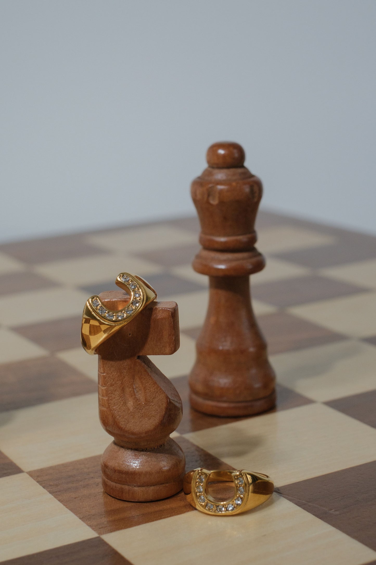 Hustle Honey Horse Shoe 316L Stainless Steel Ring