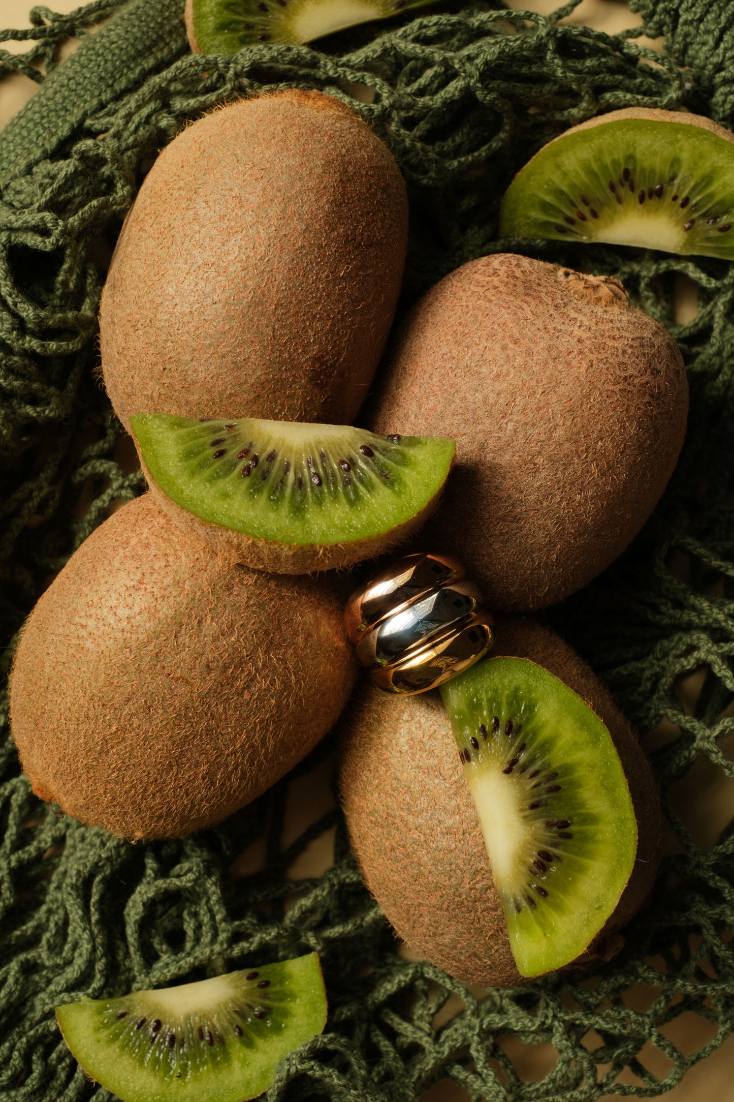 Triple Threat 316L Stainless Steel Tri-Tone Ring