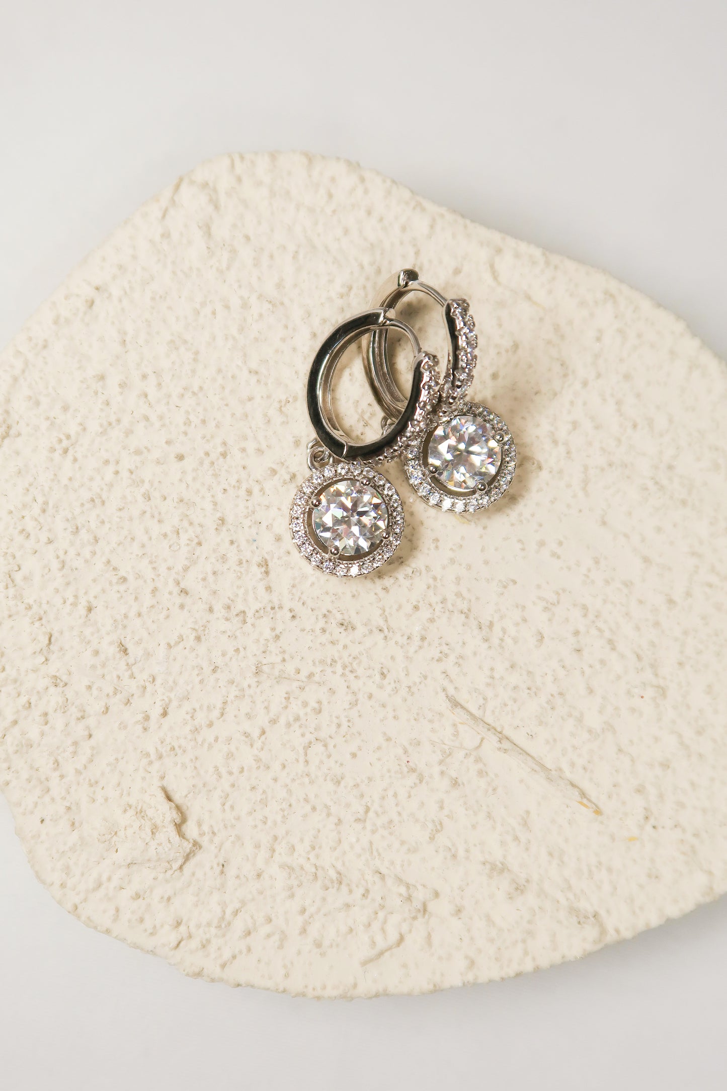 Elara 1.0 Carat Moissanite .925 Sterling Silver Earrings