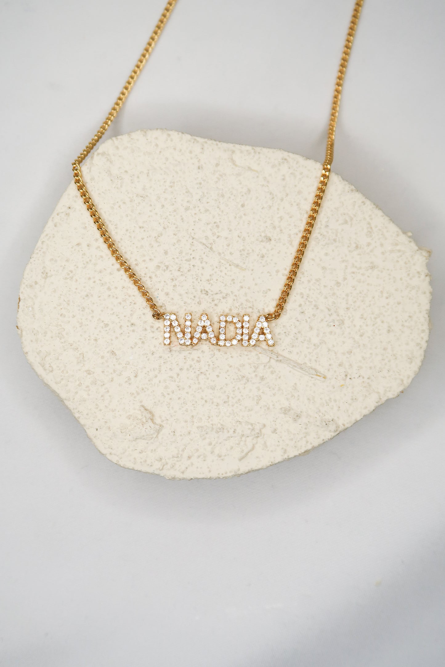 She's Committed Personalized Crystal 316L Stainless Steel Necklace