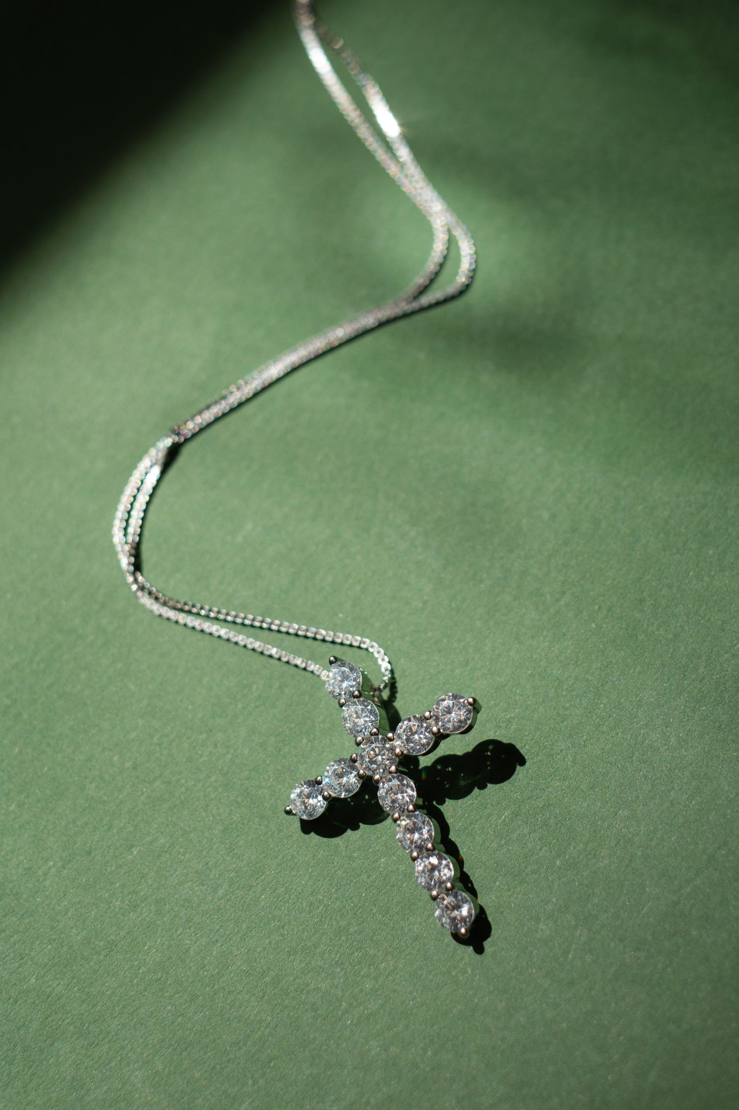 Abide .925 Sterling Silver Cross