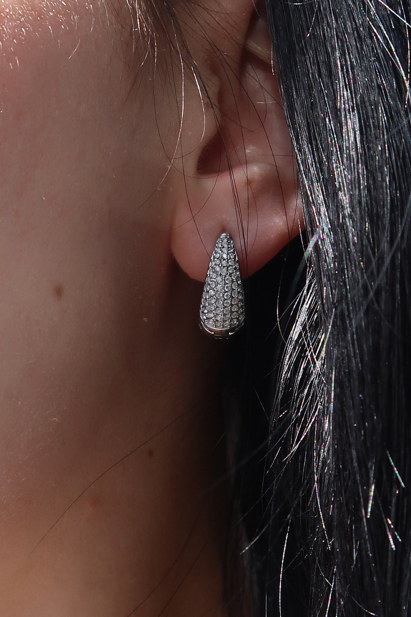 Mini Icon 316L Stainless Steel Crystal Huggies