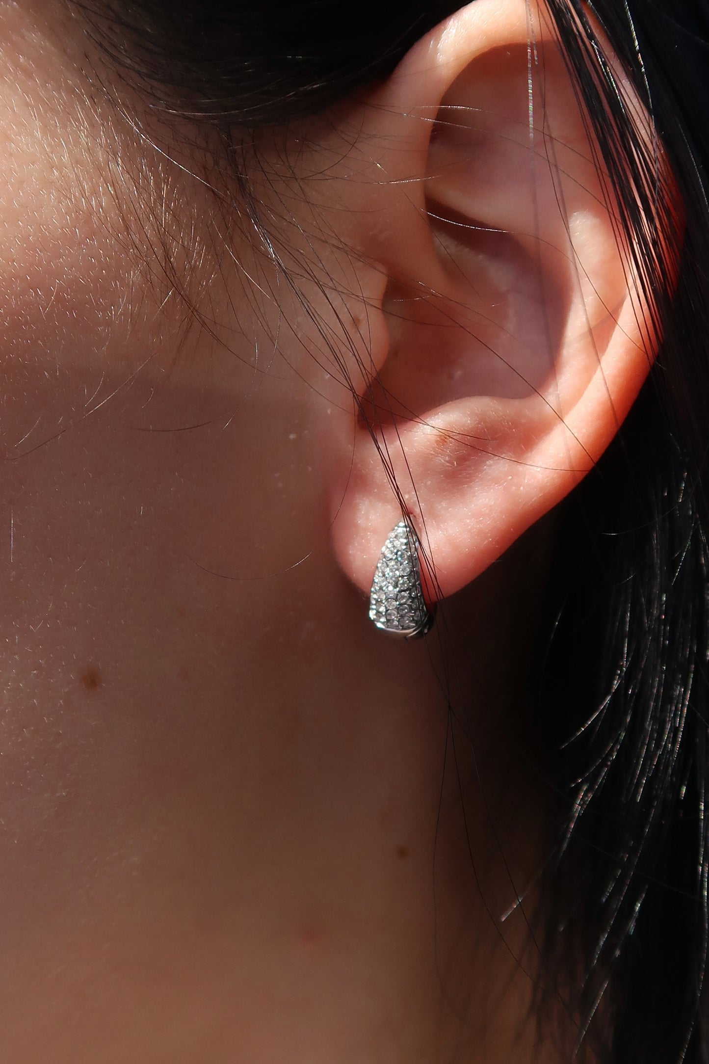 Mini Icon 316L Stainless Steel Crystal Huggies