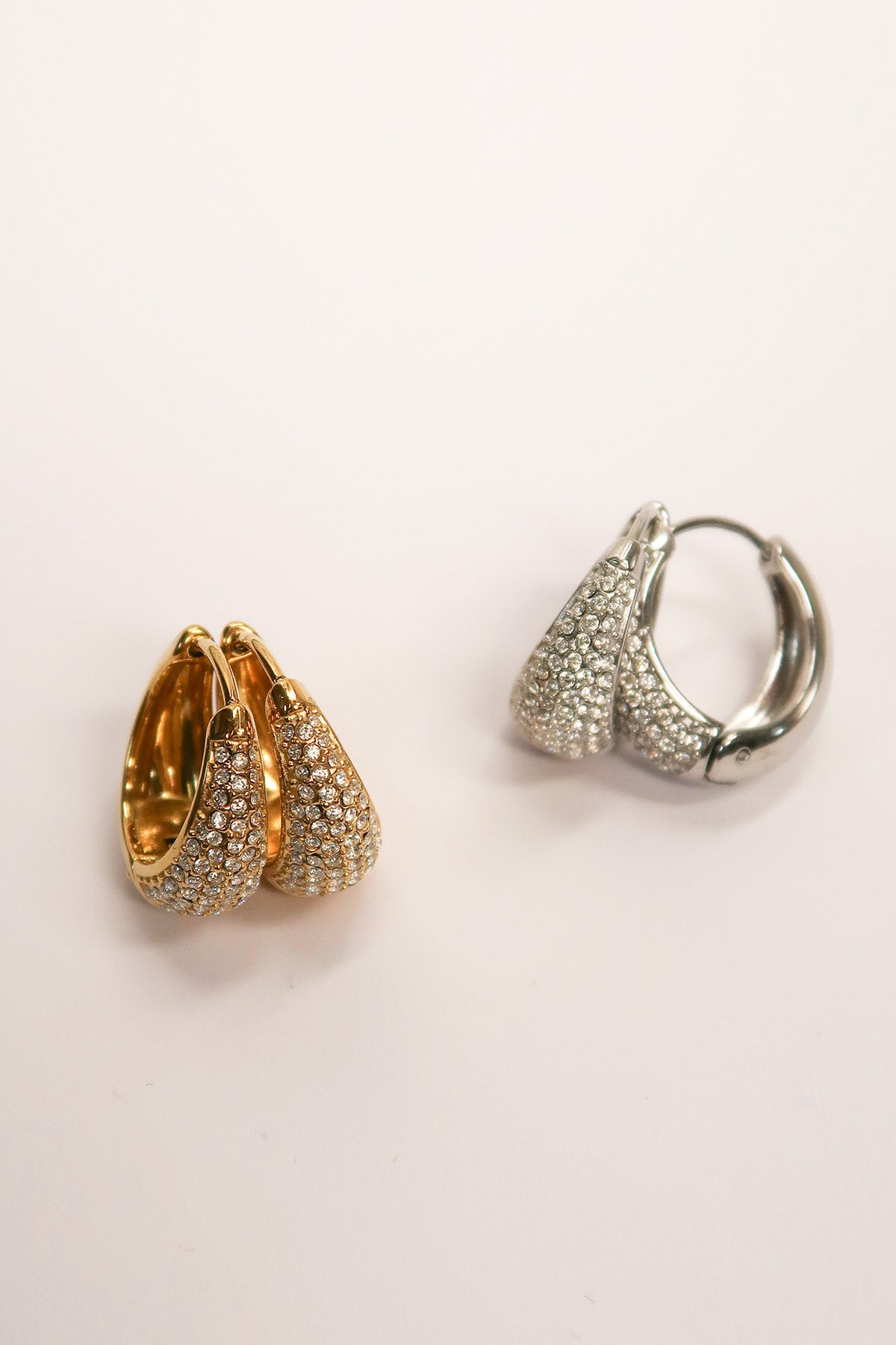 Mini Icon 316L Stainless Steel Crystal Huggies