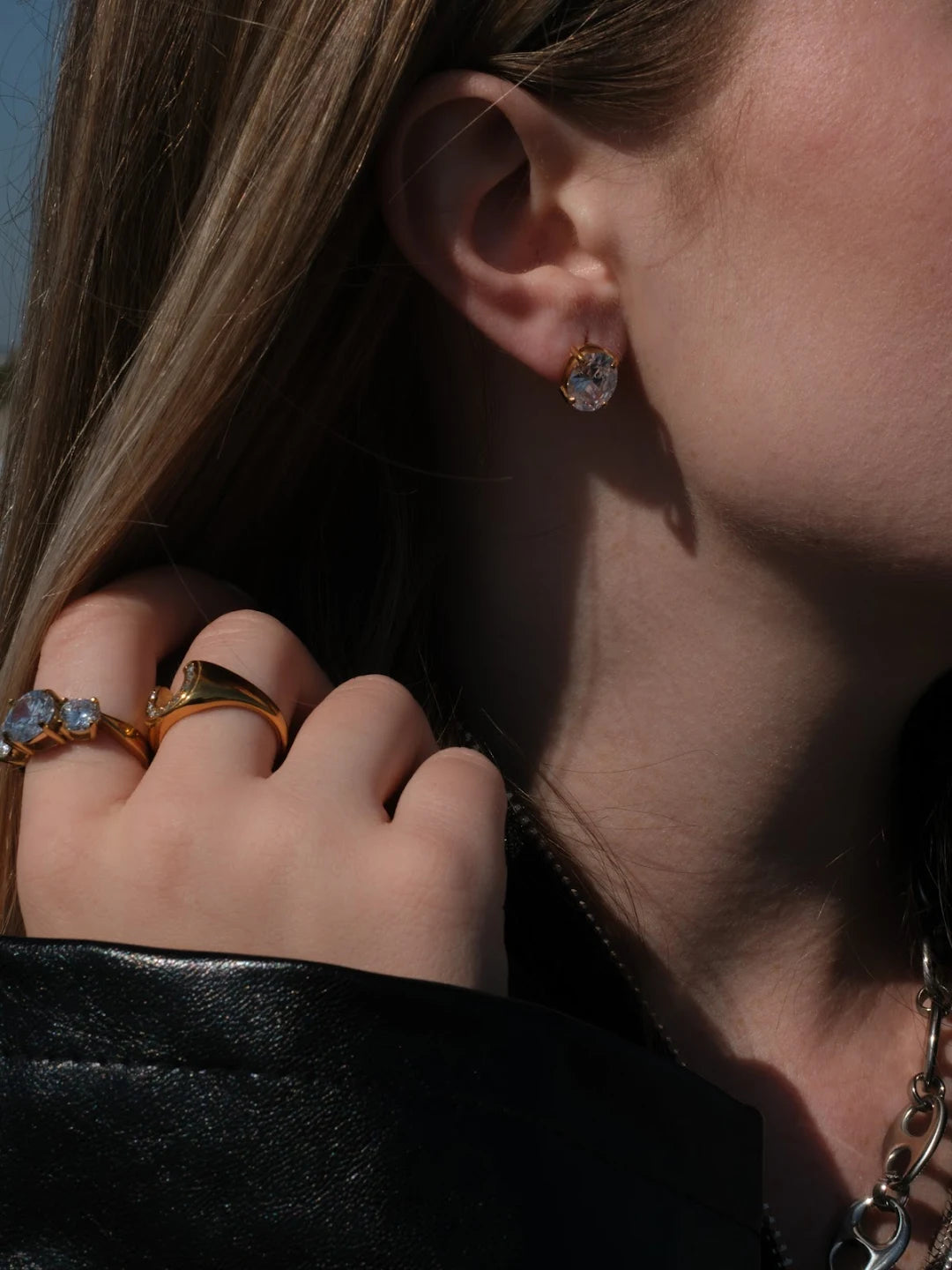 No Drama Flatback 316L Stainless Steel Stud Earrings