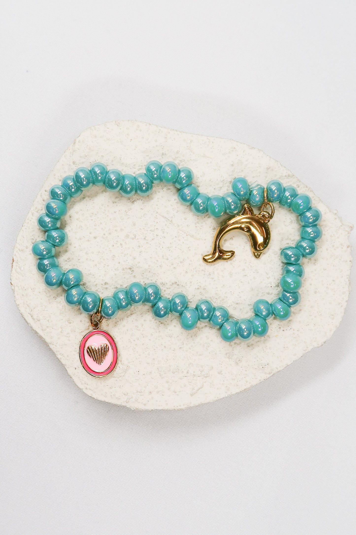 Sun & Shell 4 Piece Pearlized Bracelet 4 piece Stack