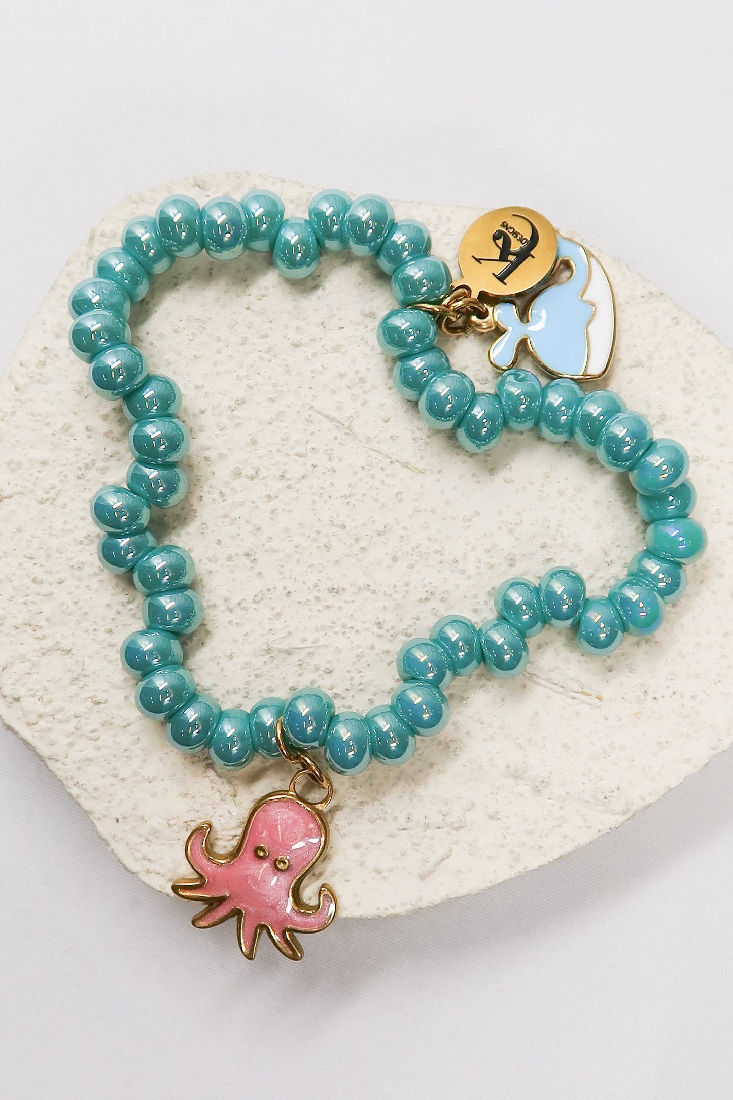 Sun & Shell 4 Piece Pearlized Bracelet 4 piece Stack