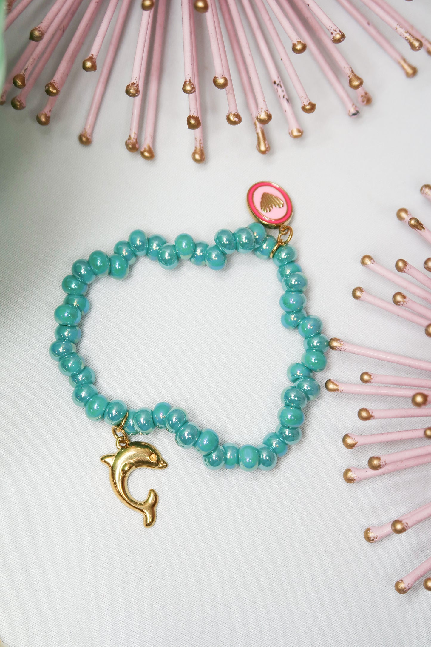 Sun & Shell 4 Piece Pearlized Bracelet 4 piece Stack