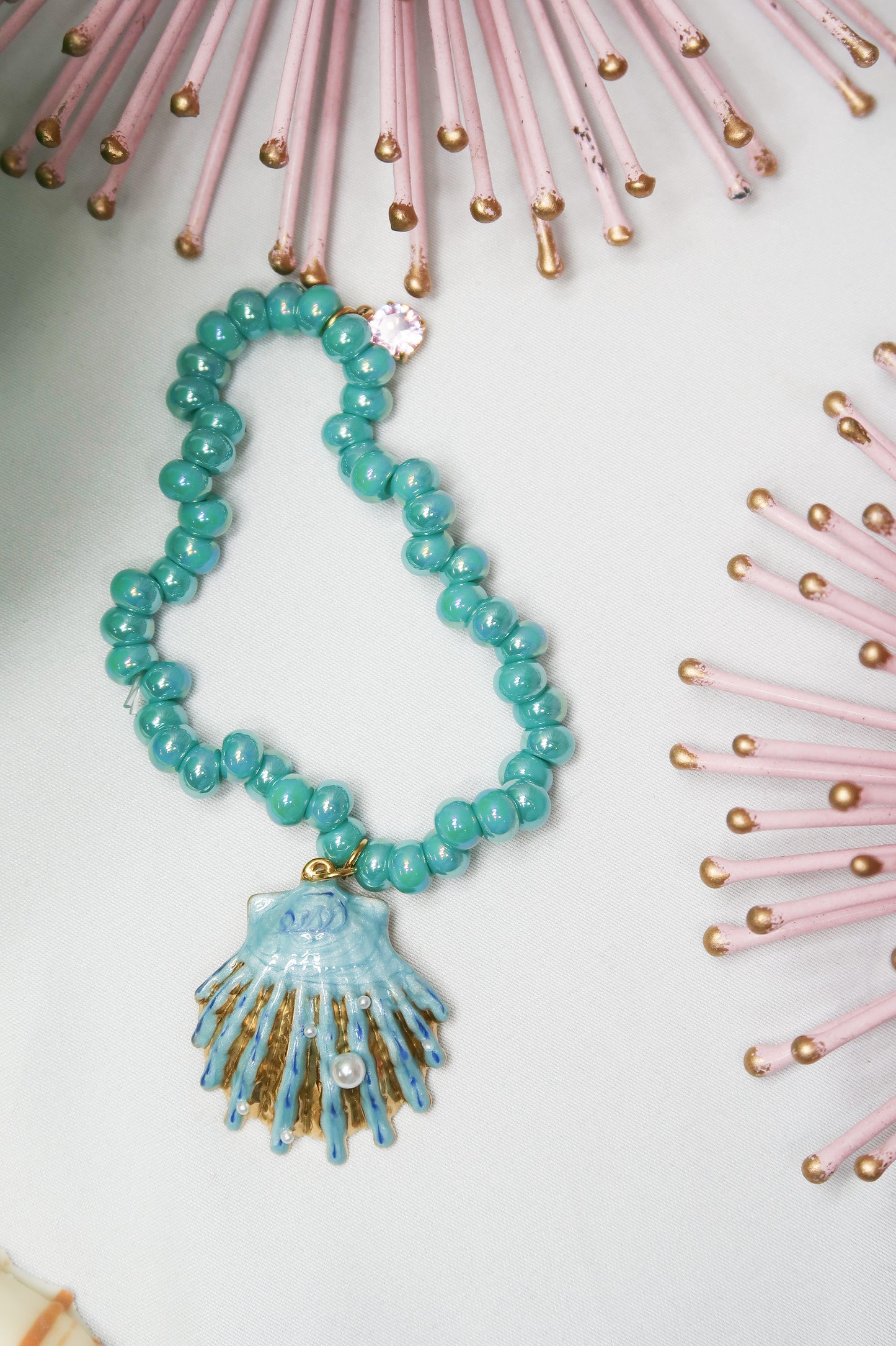 Sun & Shell 4 Piece Pearlized Bracelet 4 piece Stack