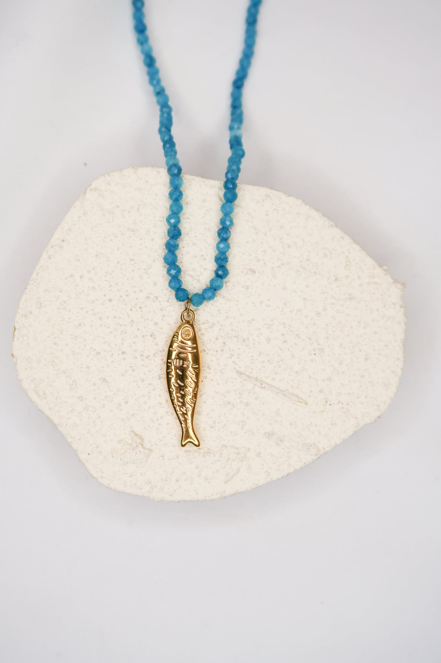 Team Jellyfish Beaded 316L Stainless Steel Necklace