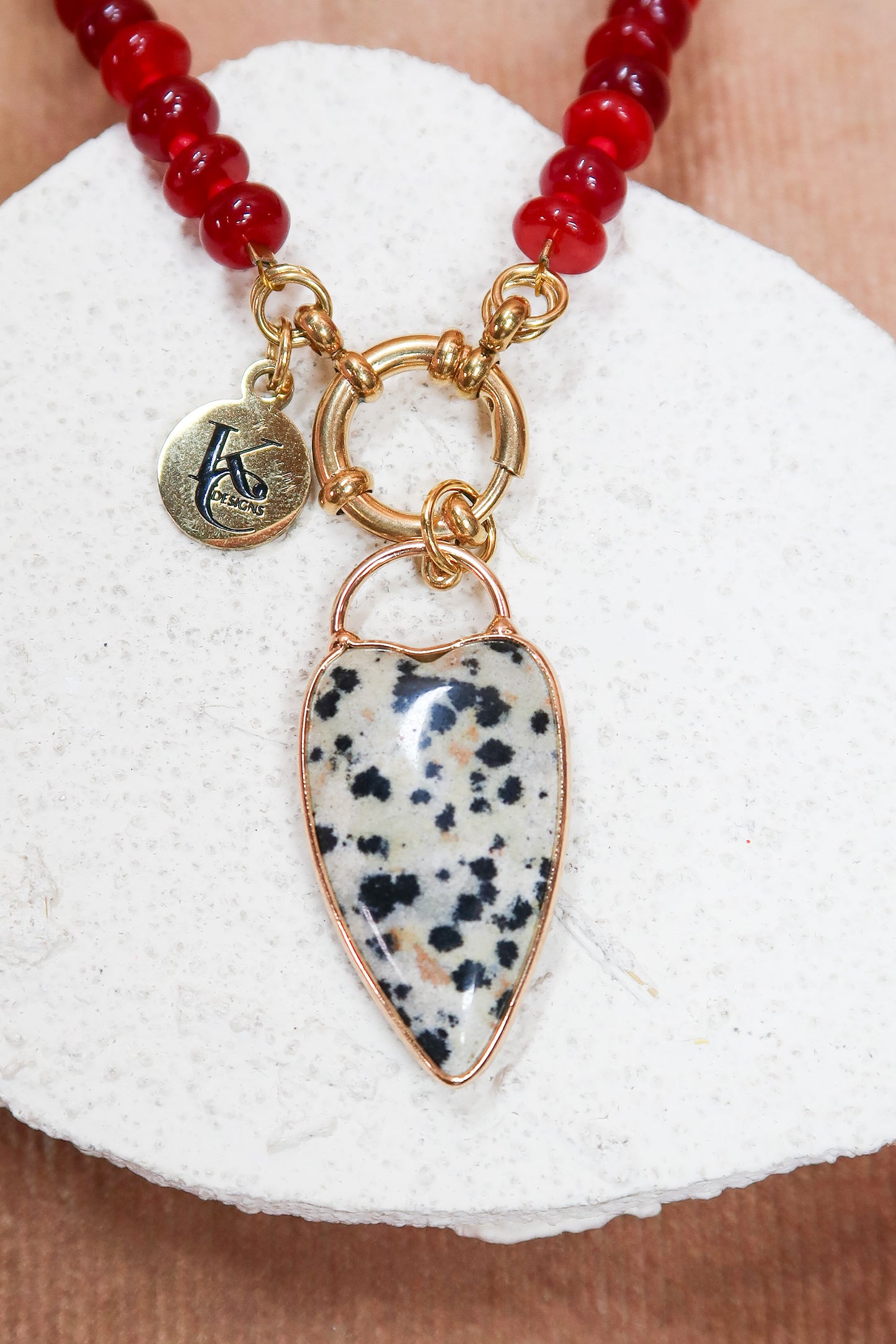 Doodle Natural Stone Charm
