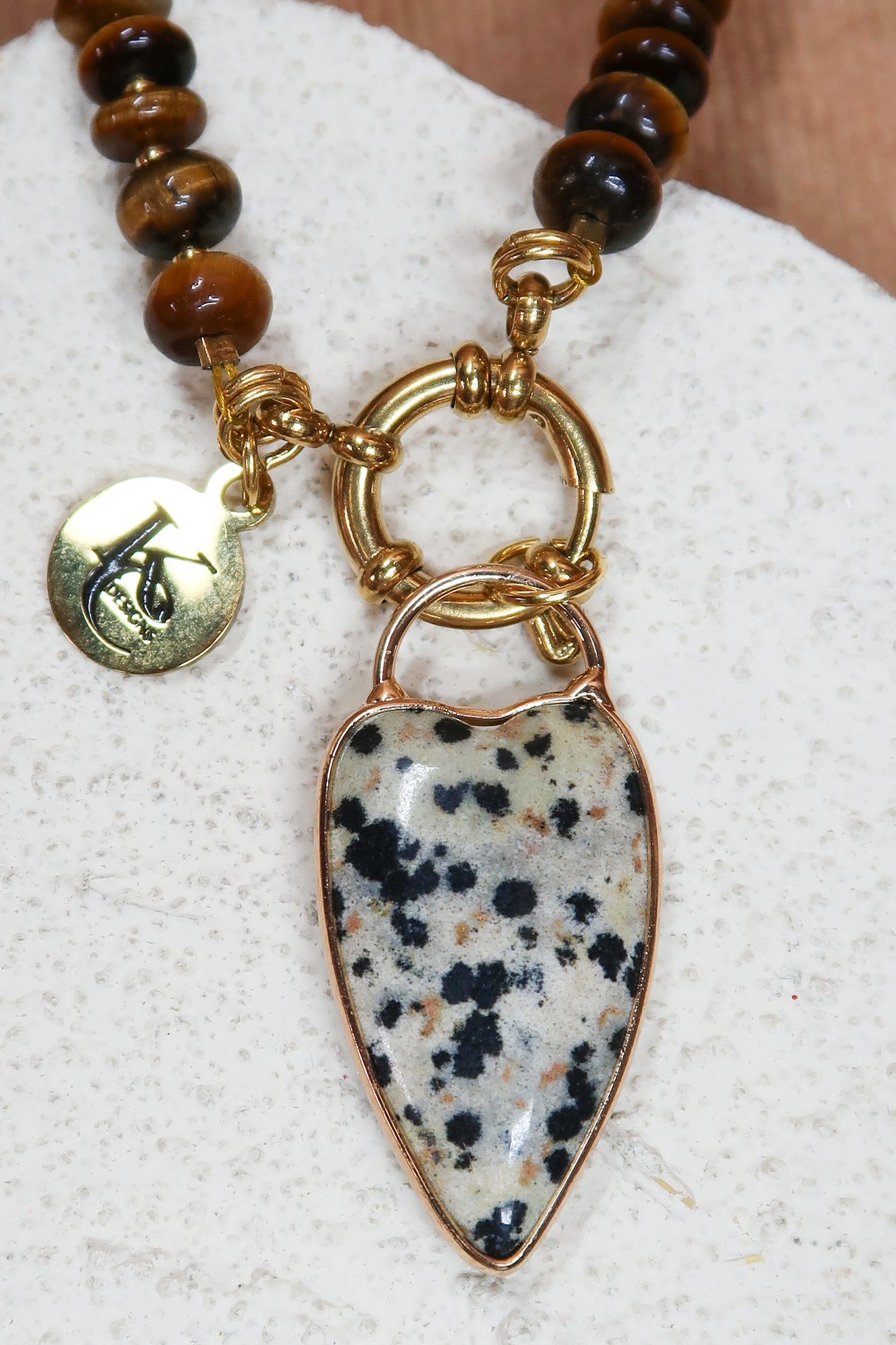Doodle Natural Stone Charm