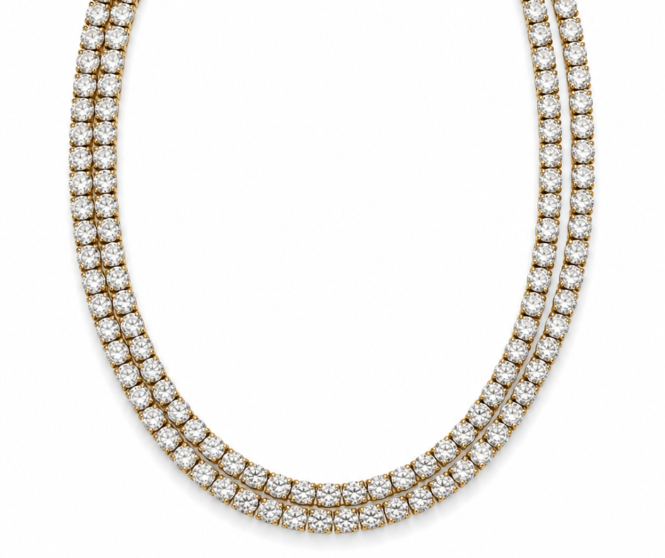 Odette 2.0 316L Stainless Steel 5MM Tennis Necklace