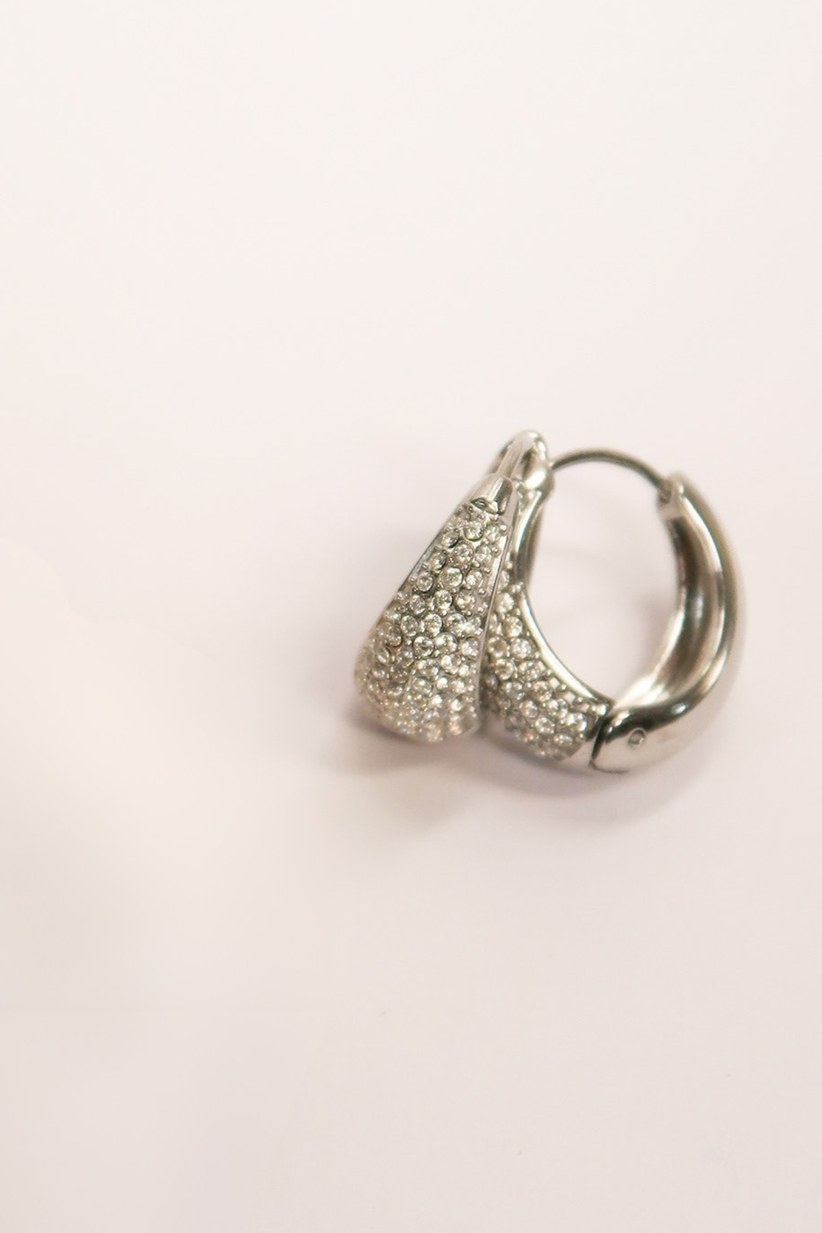 Mini Icon 316L Stainless Steel Crystal Huggies