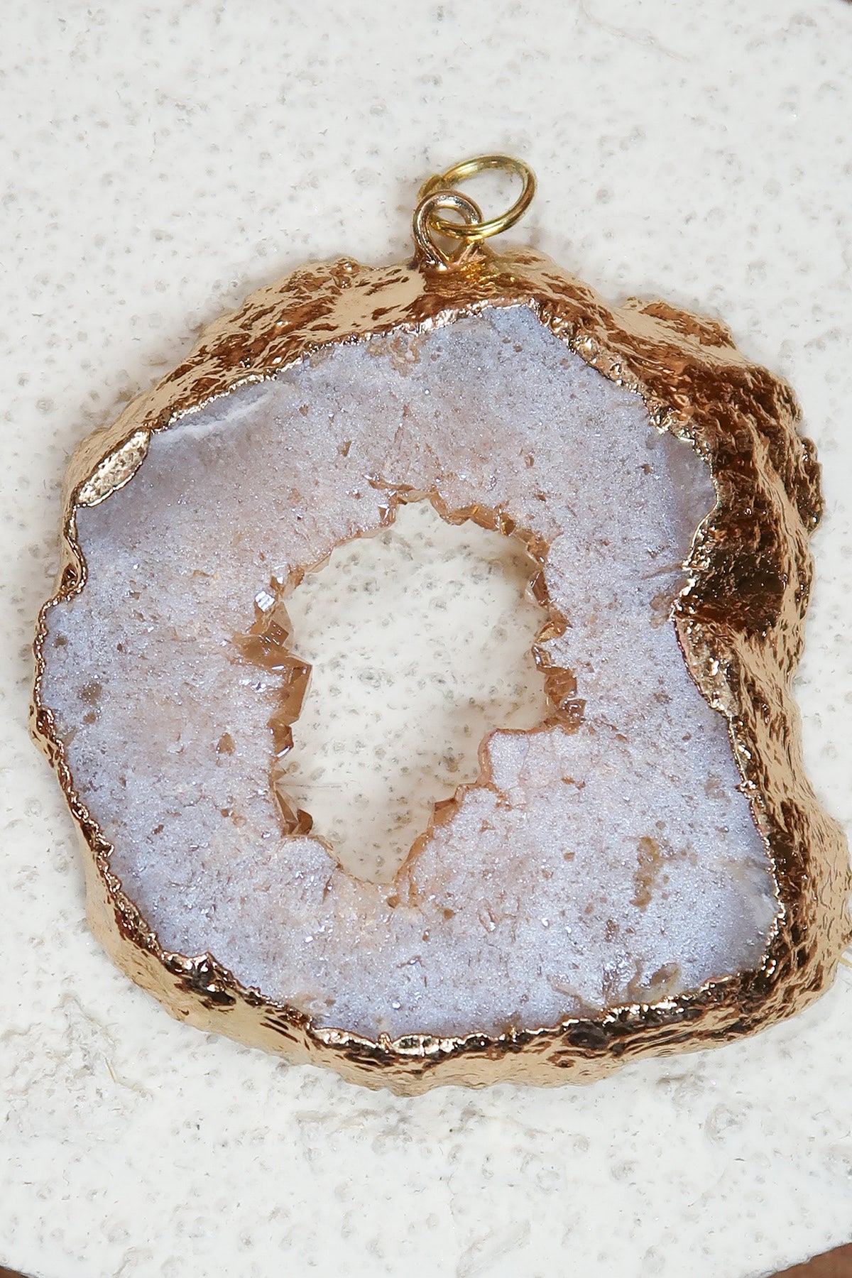 Geology Natural Agate Charm