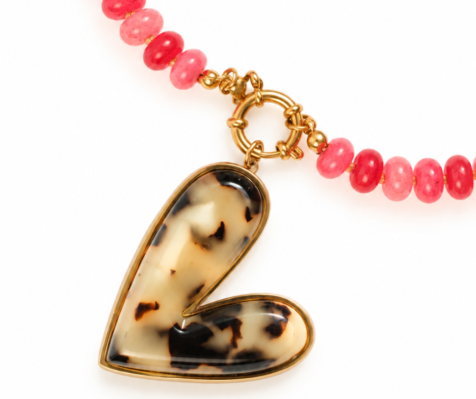 Untamed Heart Natural Stone Necklace-Pre Order