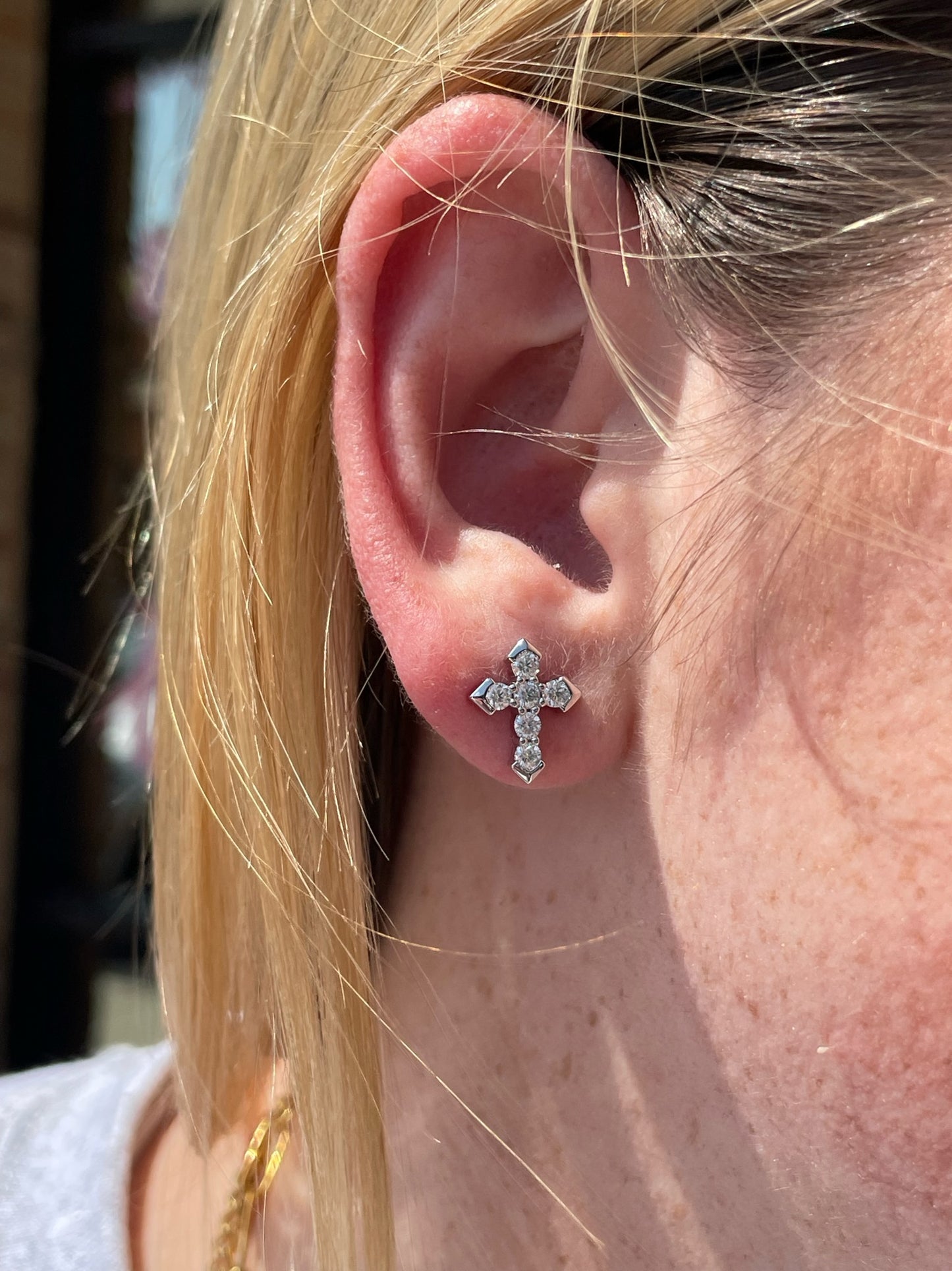 Bella .925 Sterling Silver Moissanite Studs