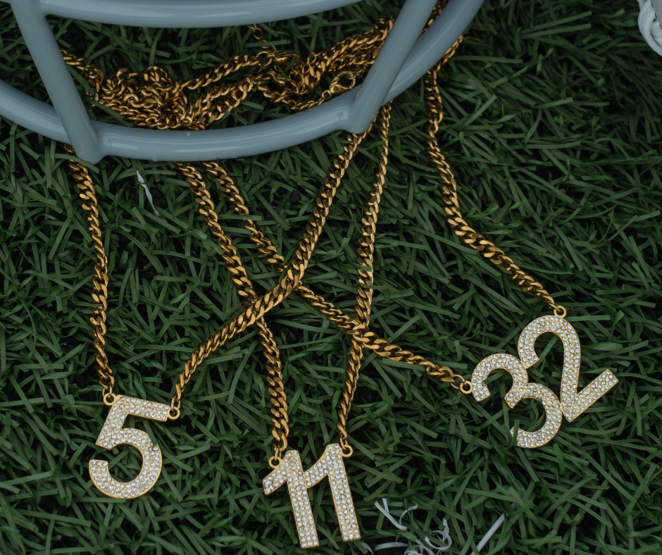Lucky Number Crystal 316L Stainless Steel Necklace
