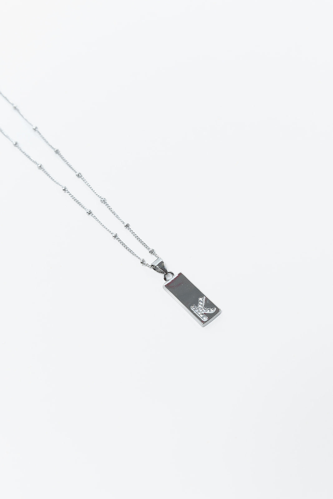 Touring Tag Initial Necklace
