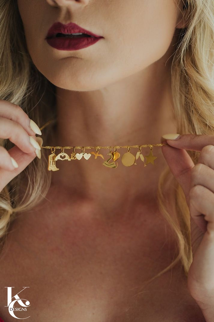 Our Eras Intention Stainless Steel Necklace Celebrates All Things T Swift