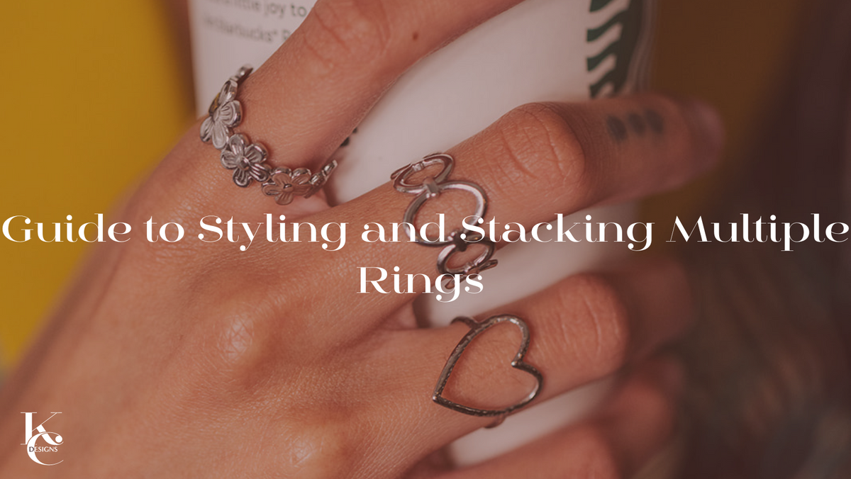 Multiples Rings Style Guide to Styling and Stacking Multiple Rings – KC Chic Designs